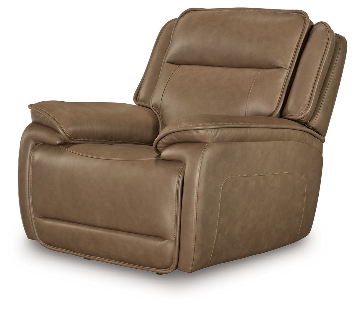 Ashley Furniture Glencroft - Power Recliner / Adjustable Headrest - Sahara - Image 6