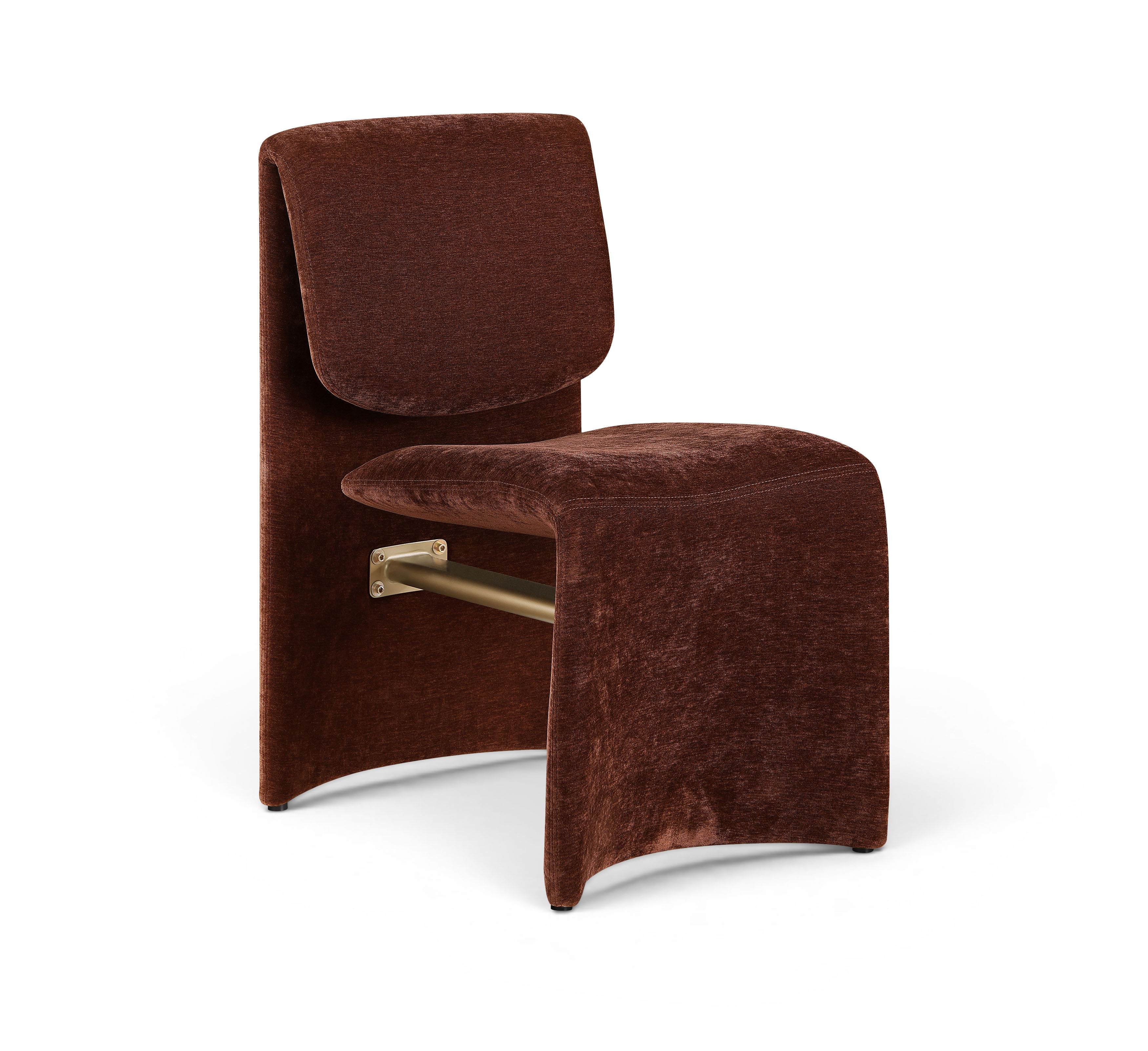 Slique - Performance Fabric Upholstered Dining Chair (Set of 2) - Burgundy