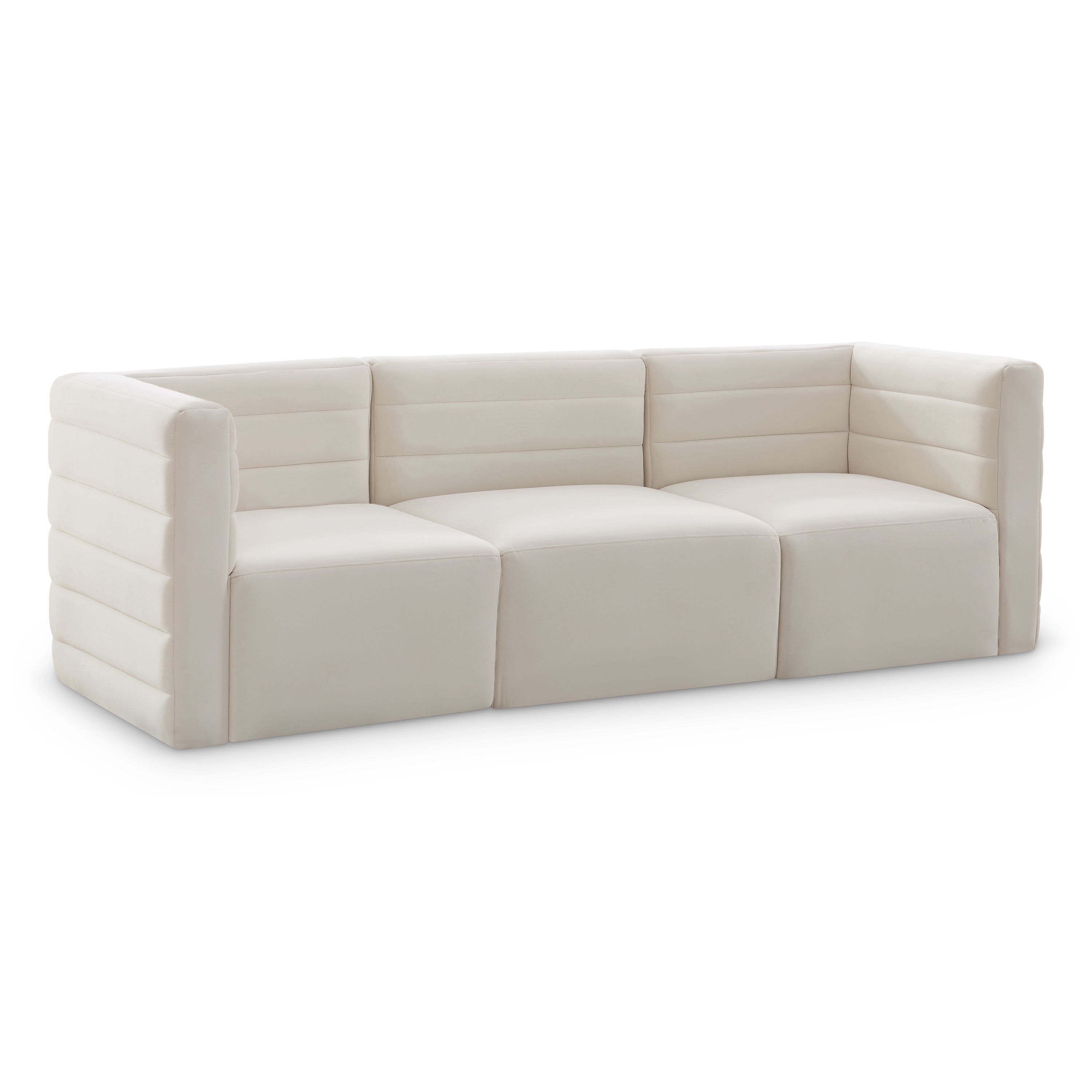 Quincy - 3 Seat Modular Sofa - Cream