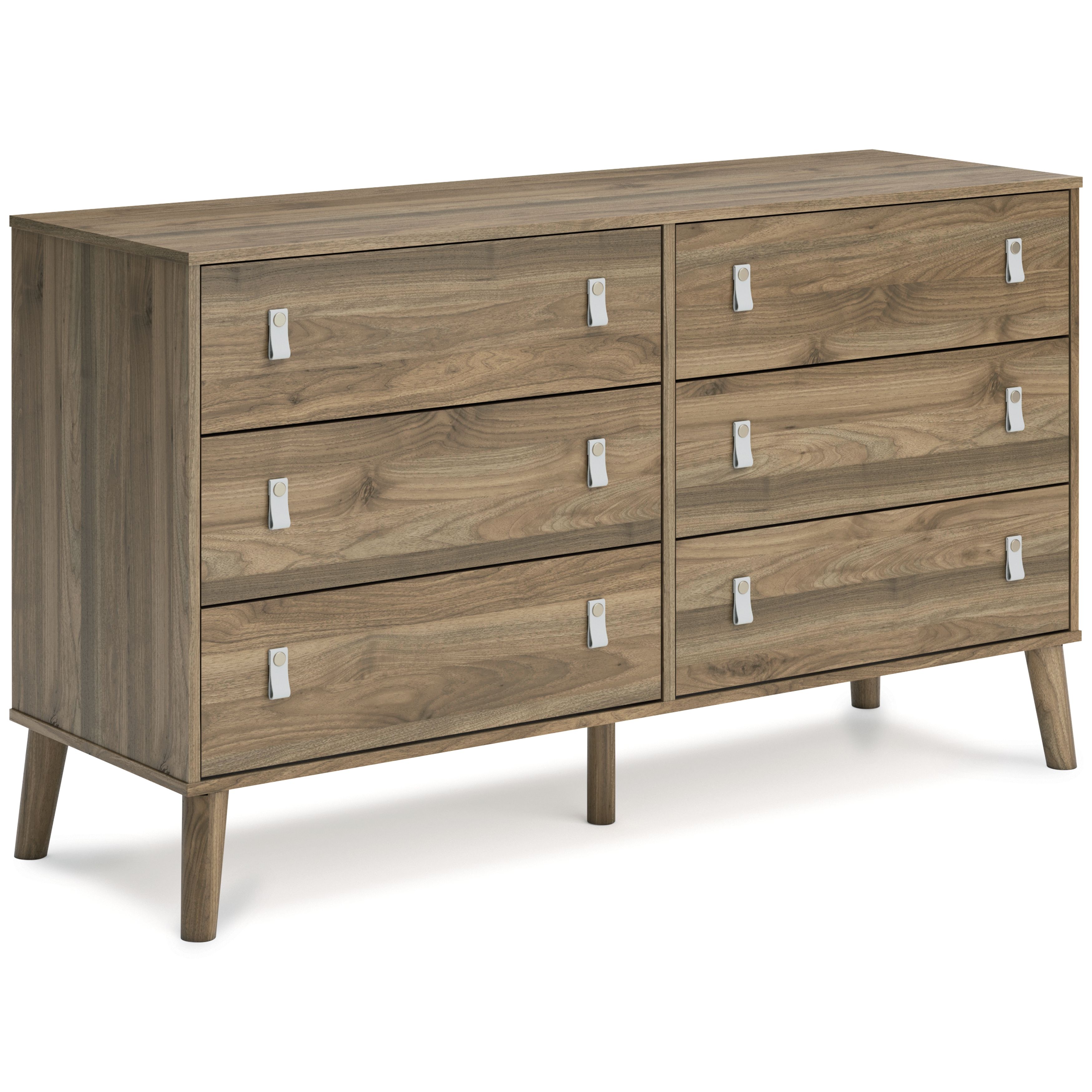 Ashley Aprilyn Six Drawer Dresser - Honey