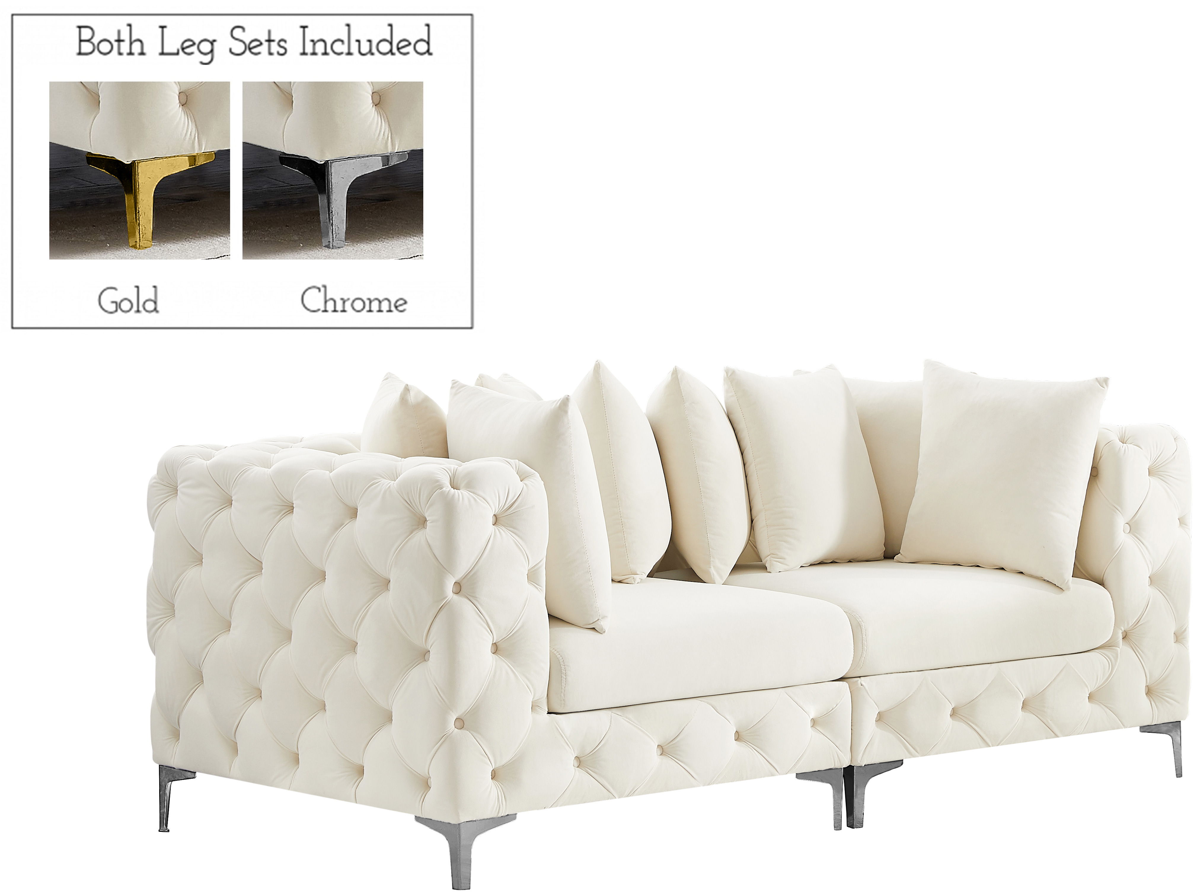 Tremblay - 2 Piece Modular Sofa - Cream