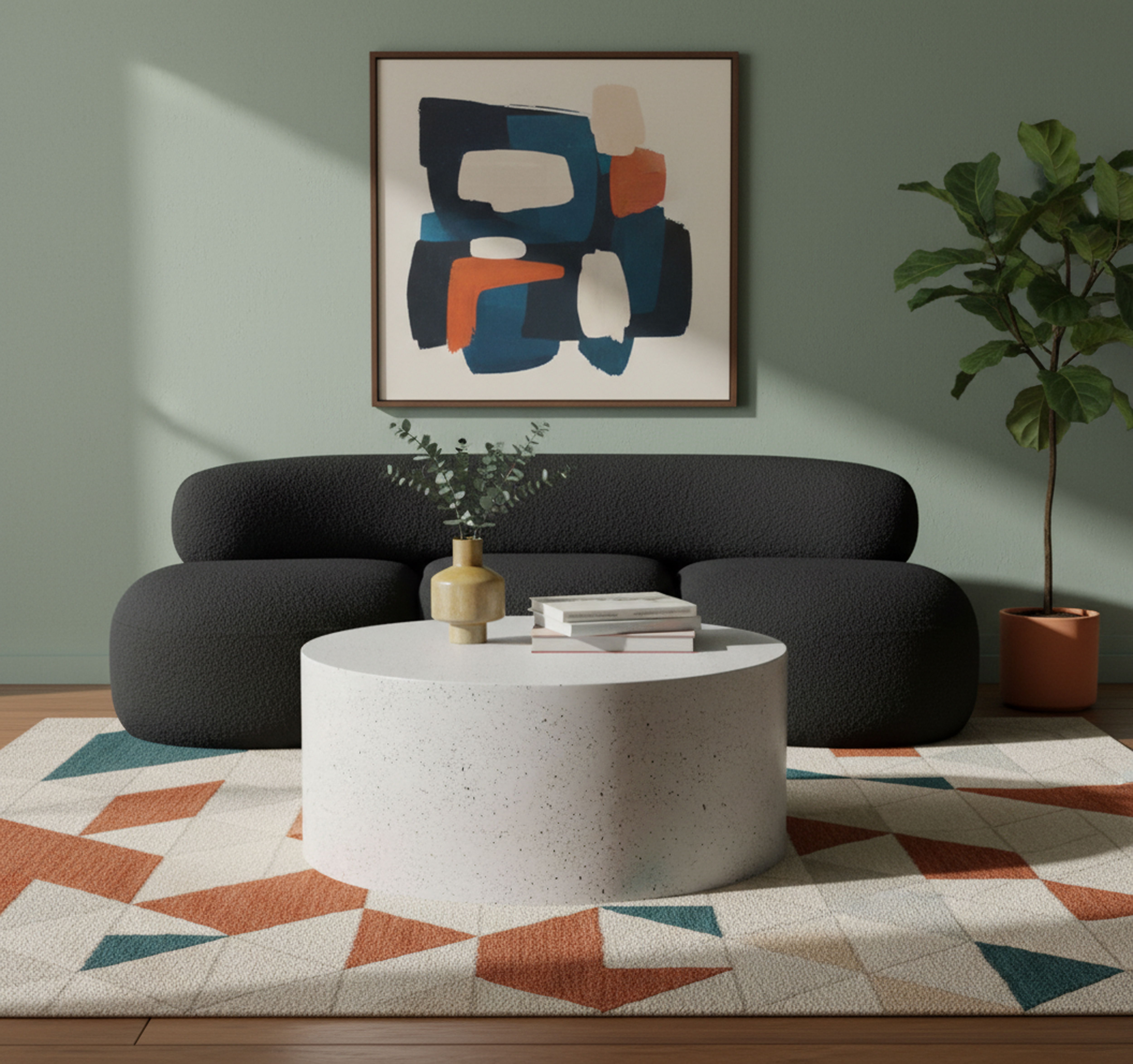 Terrazzo - Coffee Table - White Terrazzo