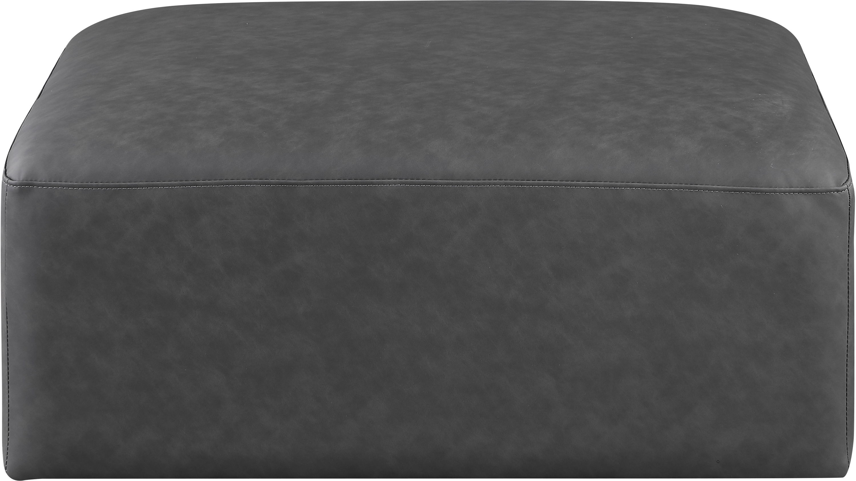 Cube - Ottoman - Charcoal Gray