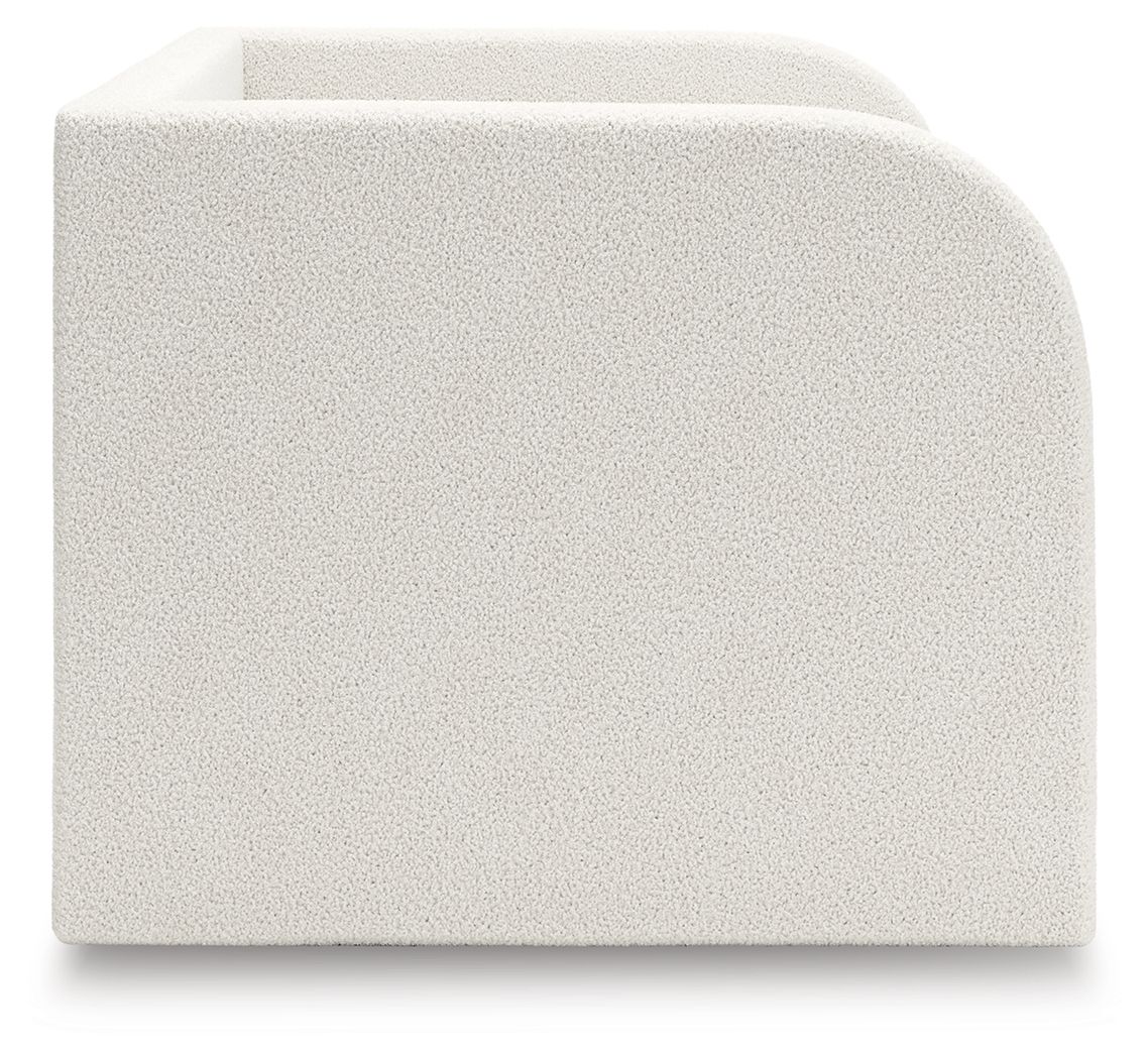 Ashley Furniture Arloster - Twin Upholstered Day Bed - Tan / White - Image 9