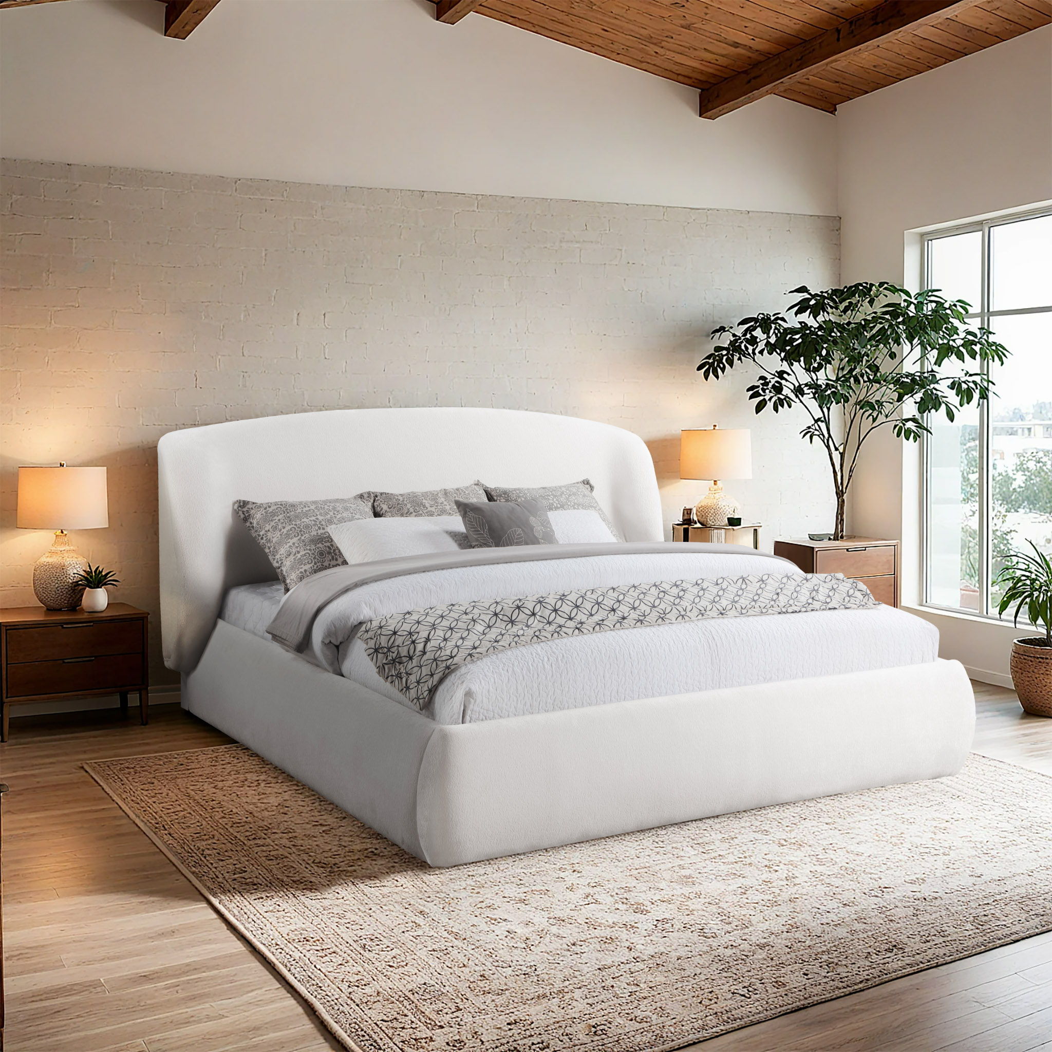 Sandro - Full Bed - Cream