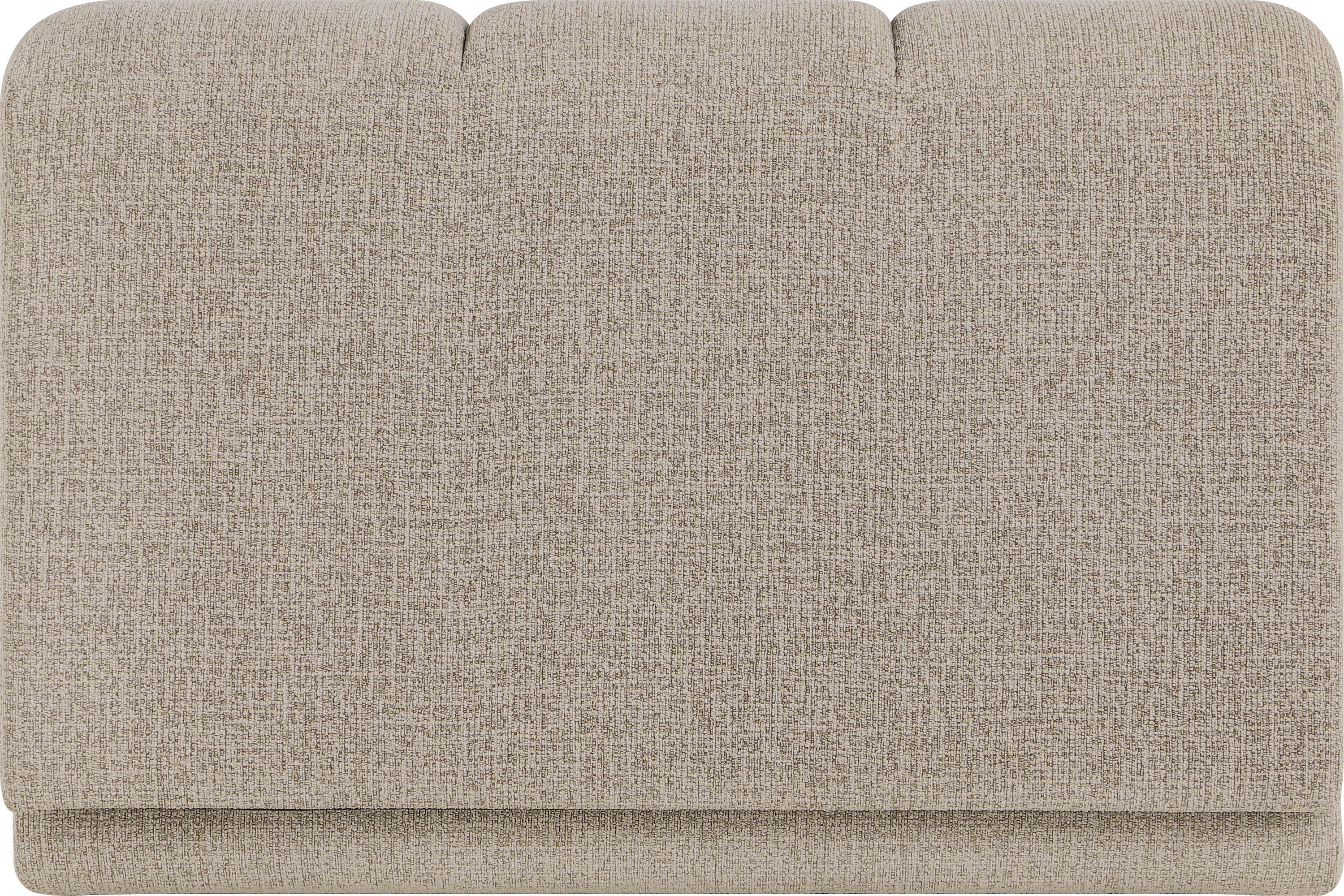 Modari - Fabric Upholstered Armless Chair - Beige
