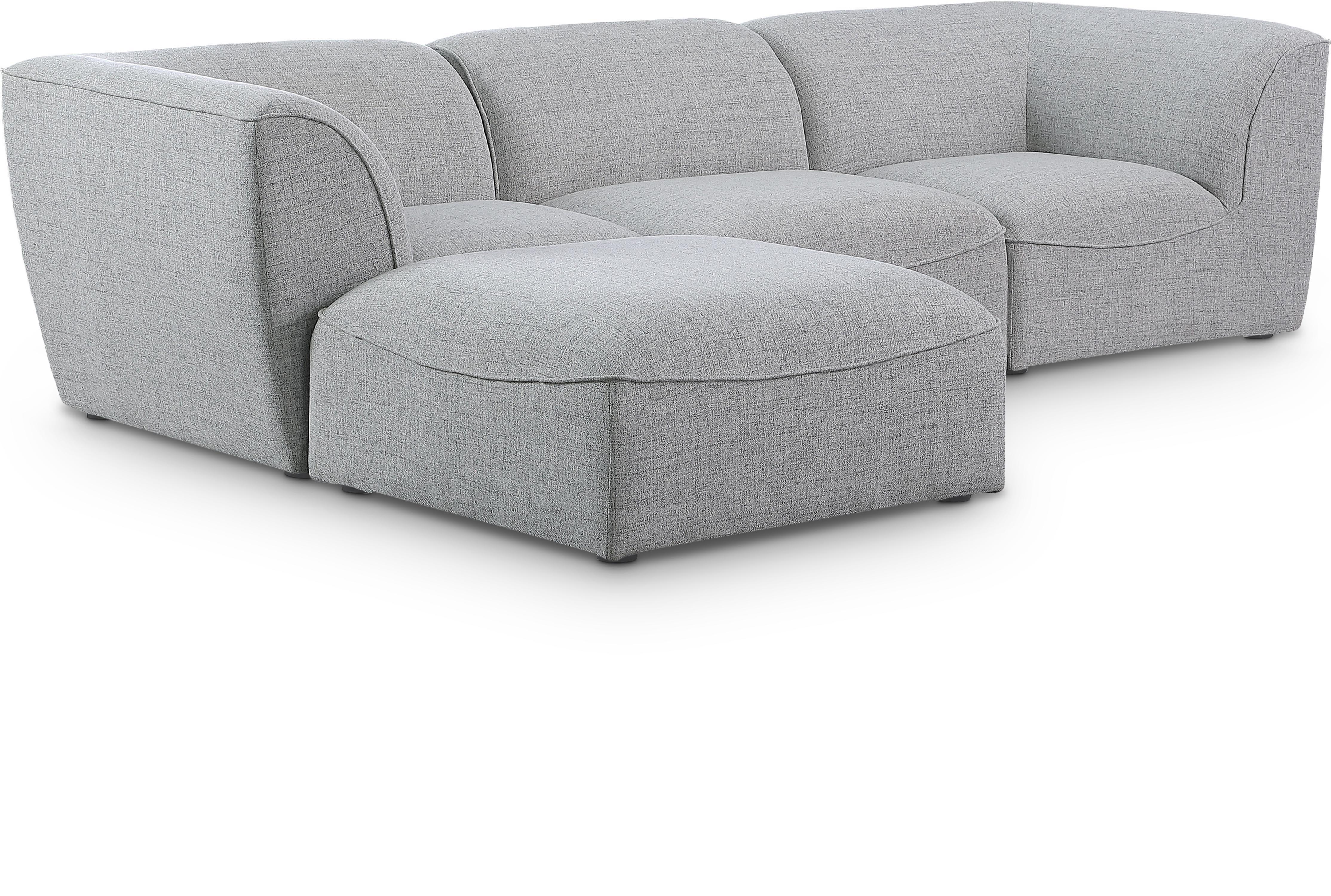 Miramar - 4 Piece Modular Sectional - Gray