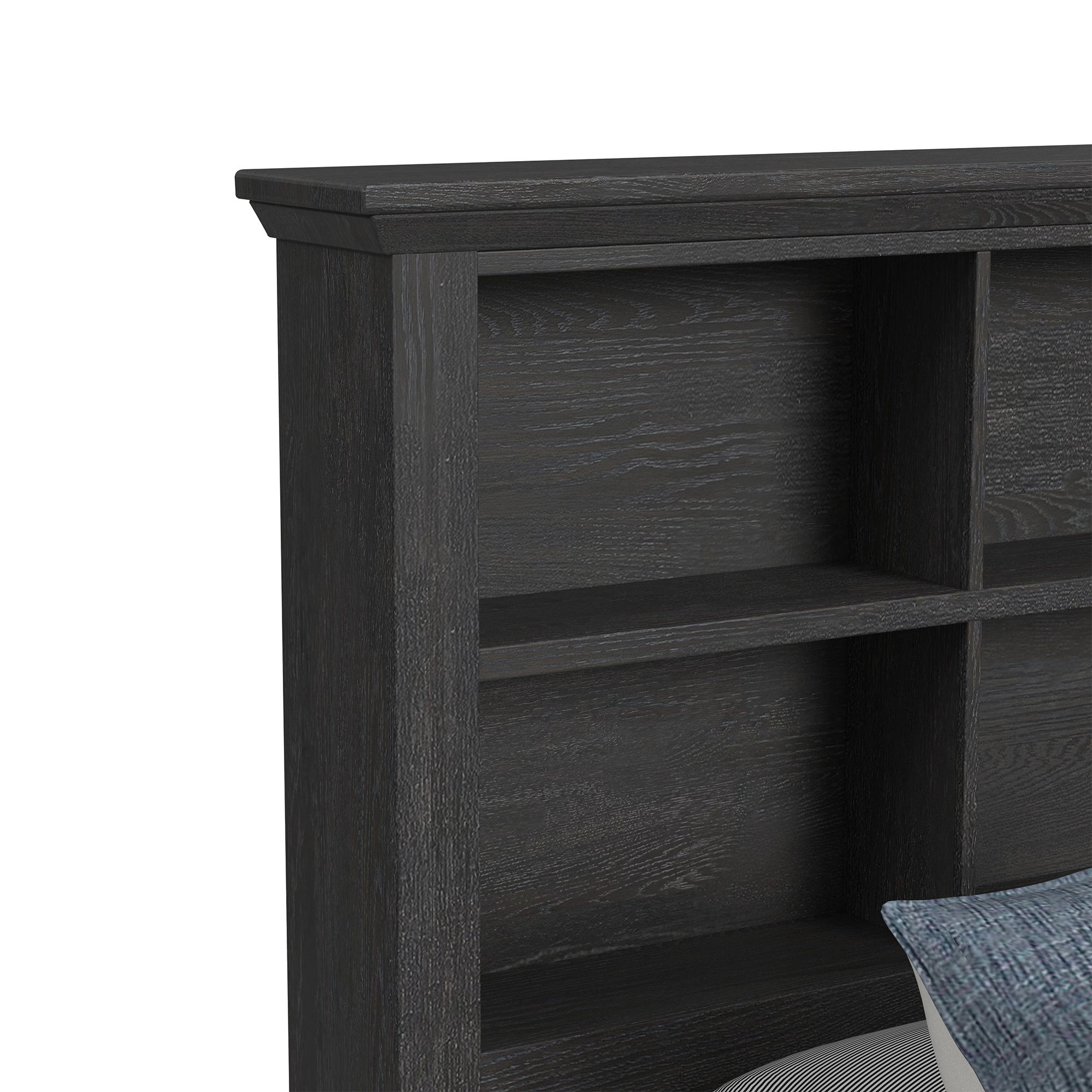 Hampton Kids - Full Bookcase Bed - Charcoal