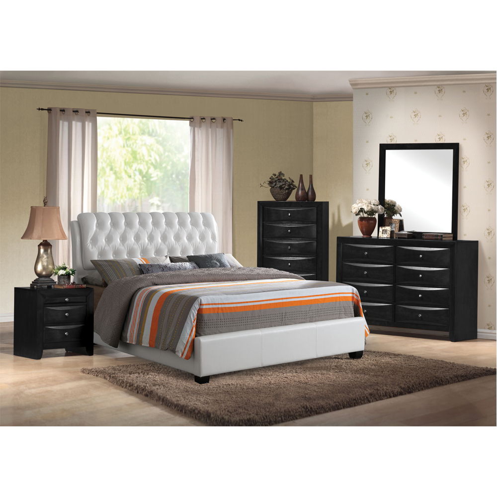 Ireland - Nightstand - Black, black, view 5
