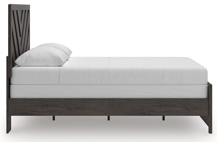 Ashley Furniture Prendonea - Queen Panel Bed - Charcoal - Image 9