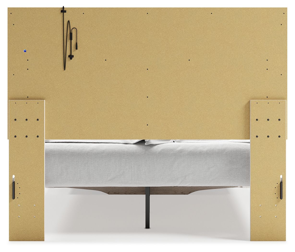 Ashley Furniture Altyra - Queen Panel Bed With Footboard Storage - White - Image 6