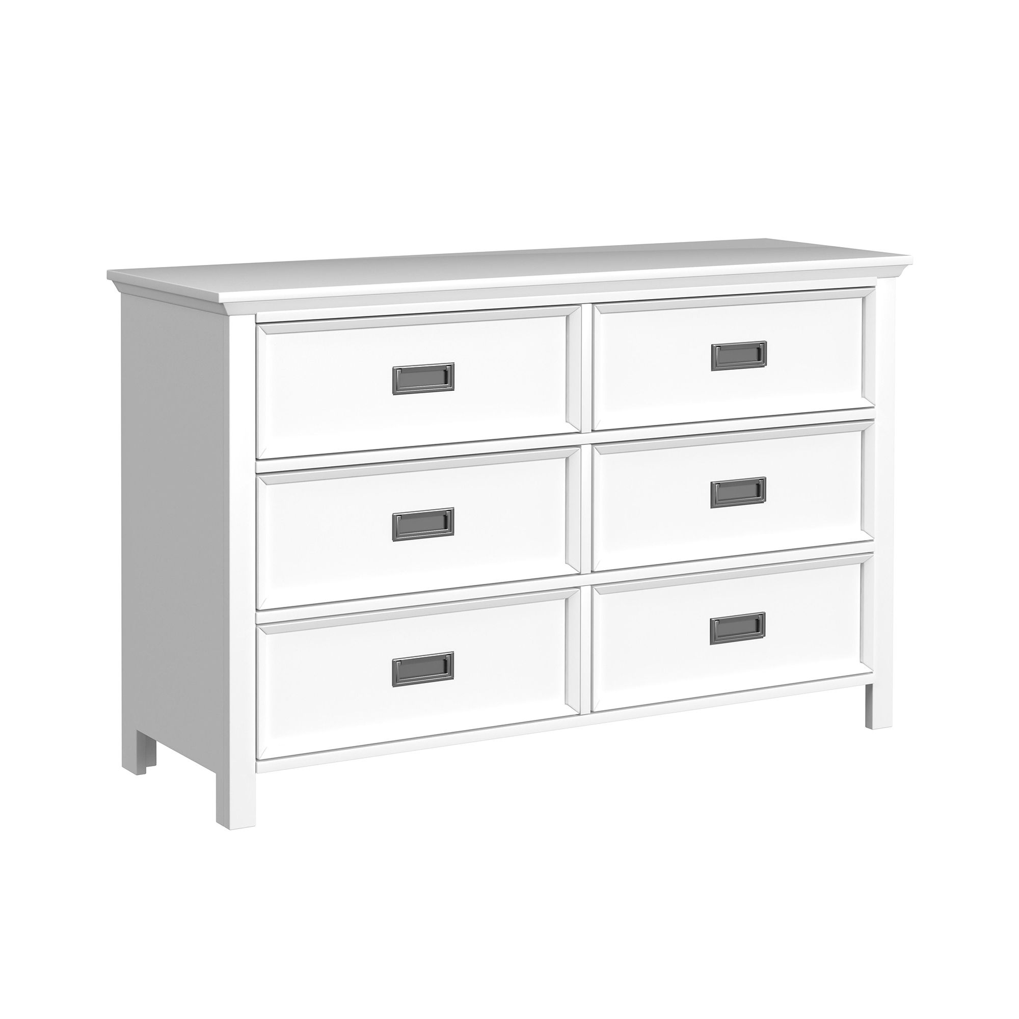 Hampton Kids - 6-Drawer Dresser - White