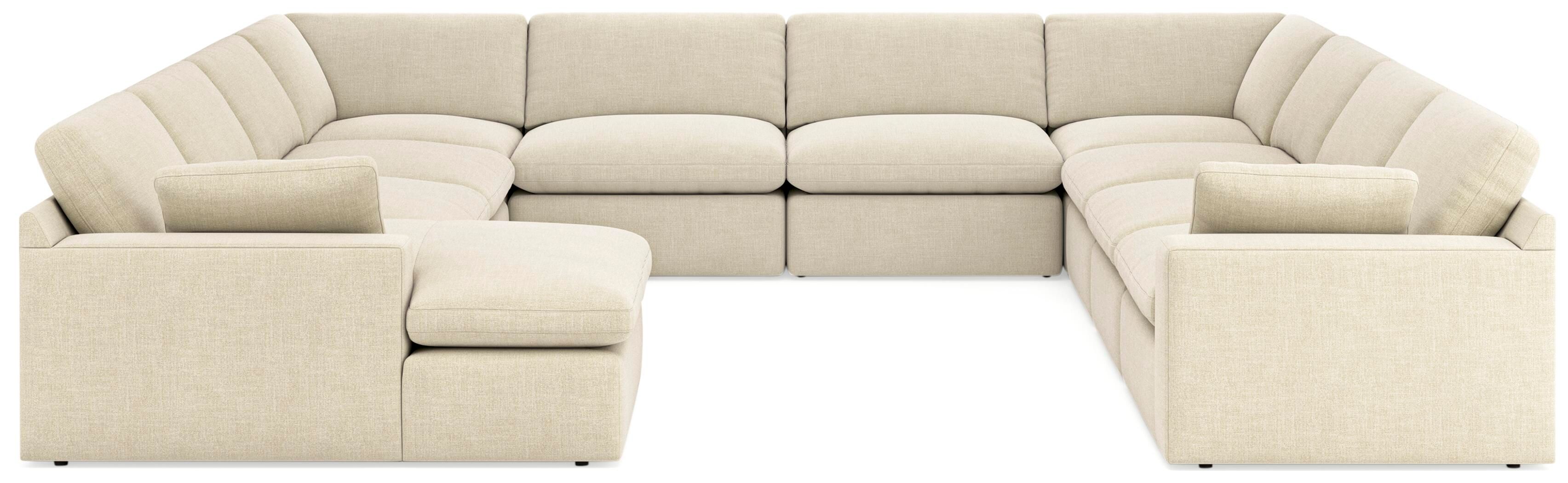 Elyza – 10-Piece Sectional – Linen