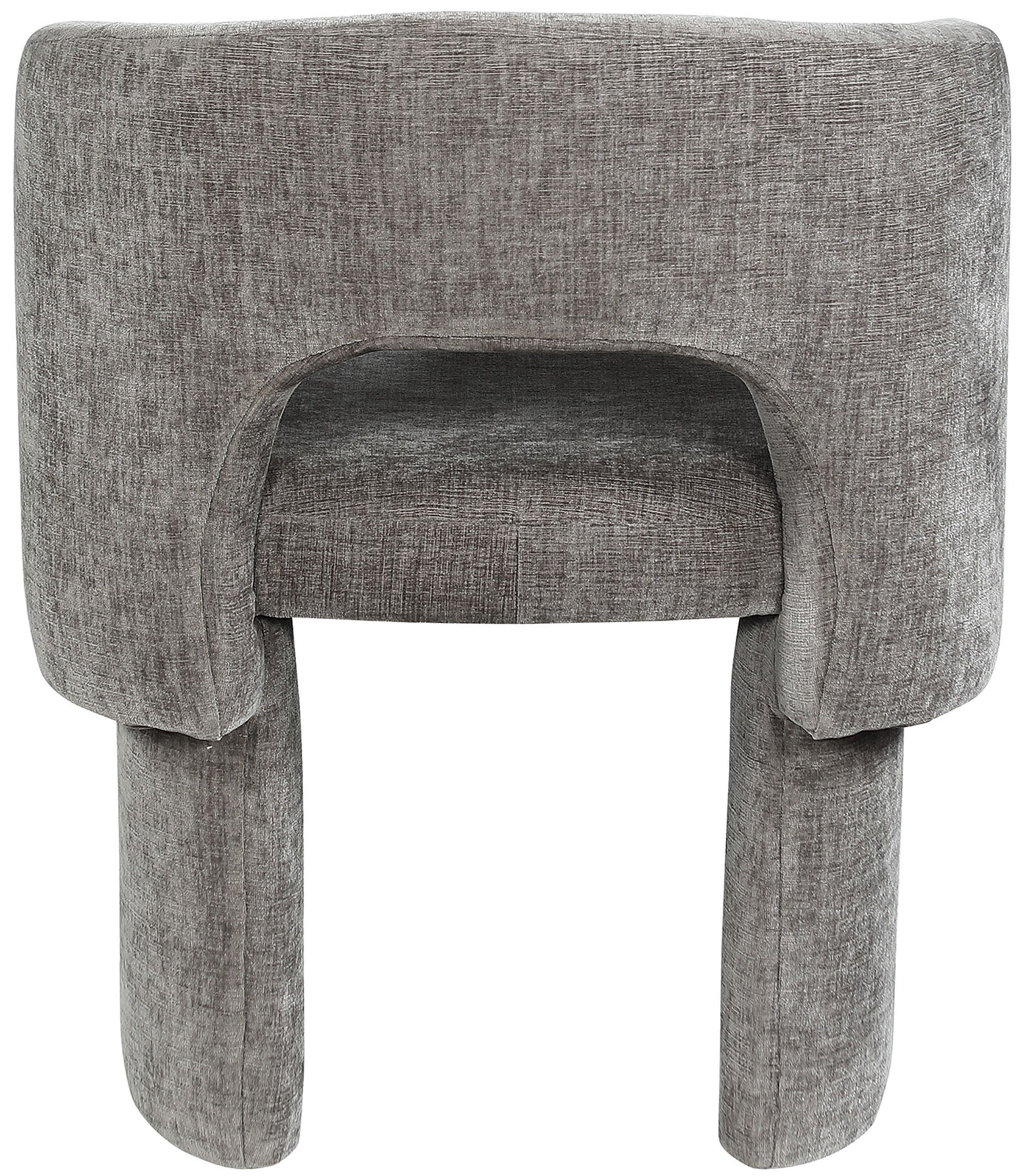 Emmet - Chenille Dining Chair / Accent Chair - Gray