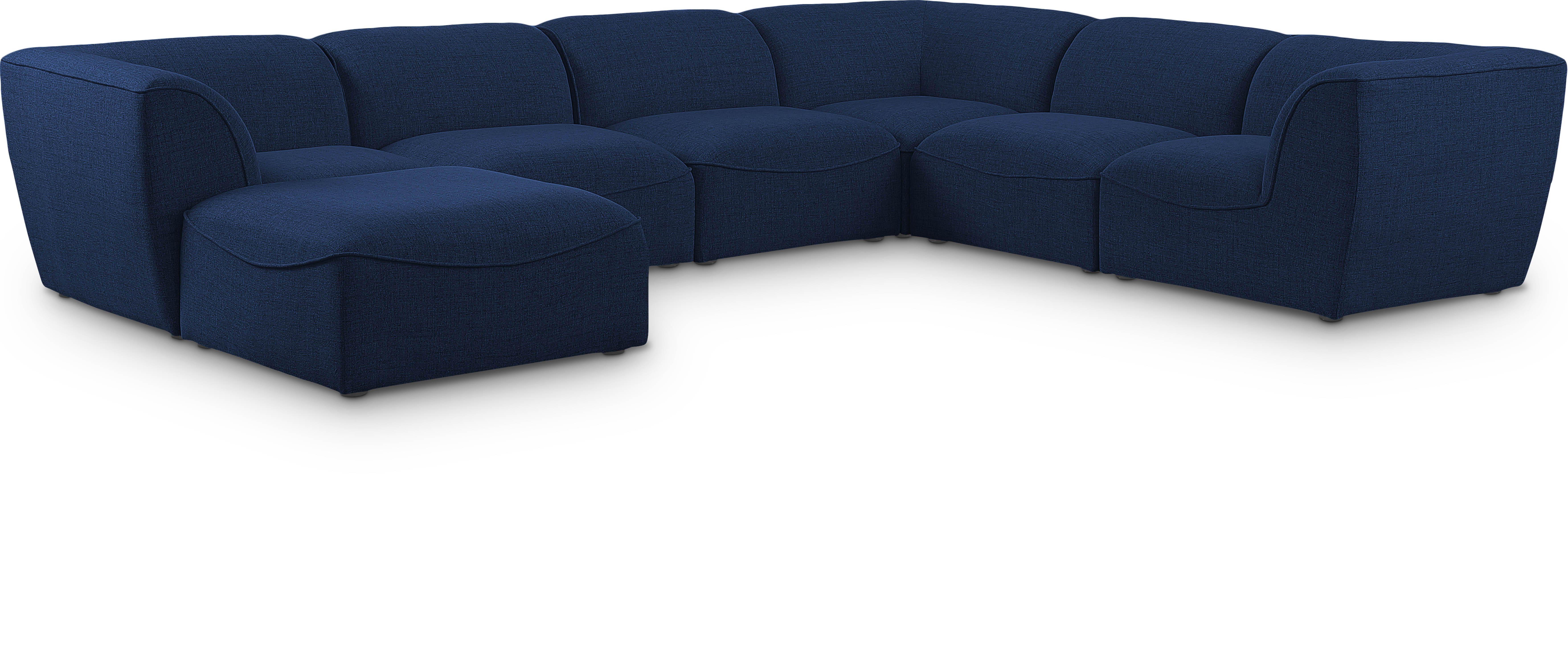 Miramar - 7 Piece Modular Sectional - Navy
