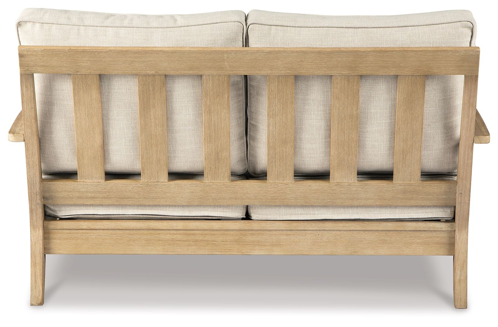 Ashley Furniture Clare View - Loveseat w/Cushion - Beige - Image 6