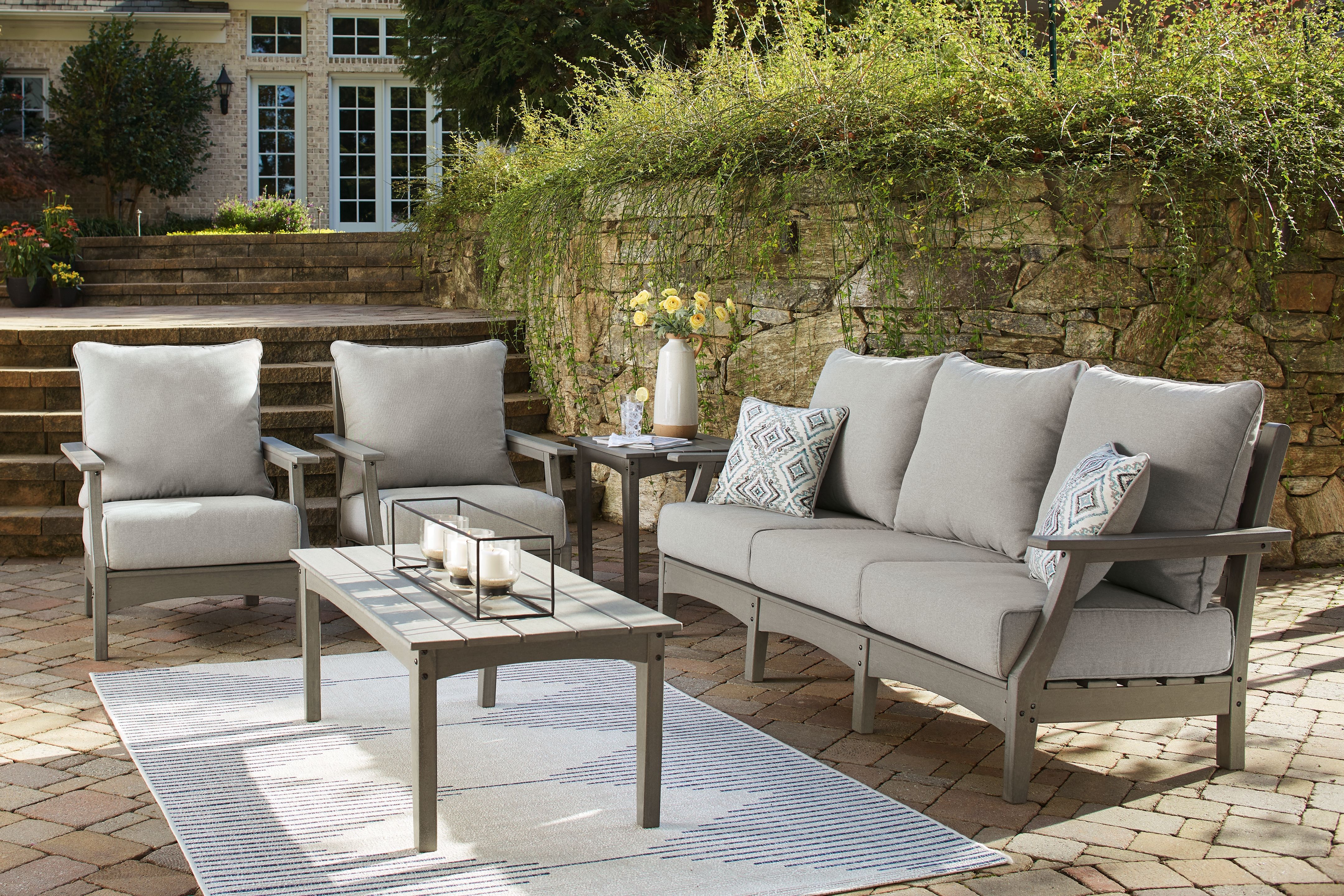 Visola - 5 Pc. - Lounge Set - Gray