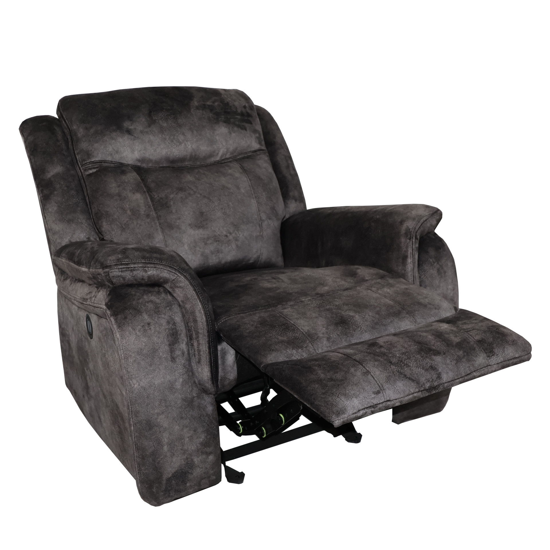 Park City - Glider Recliner With Power Footrest - Slate, dark gray, view 3
