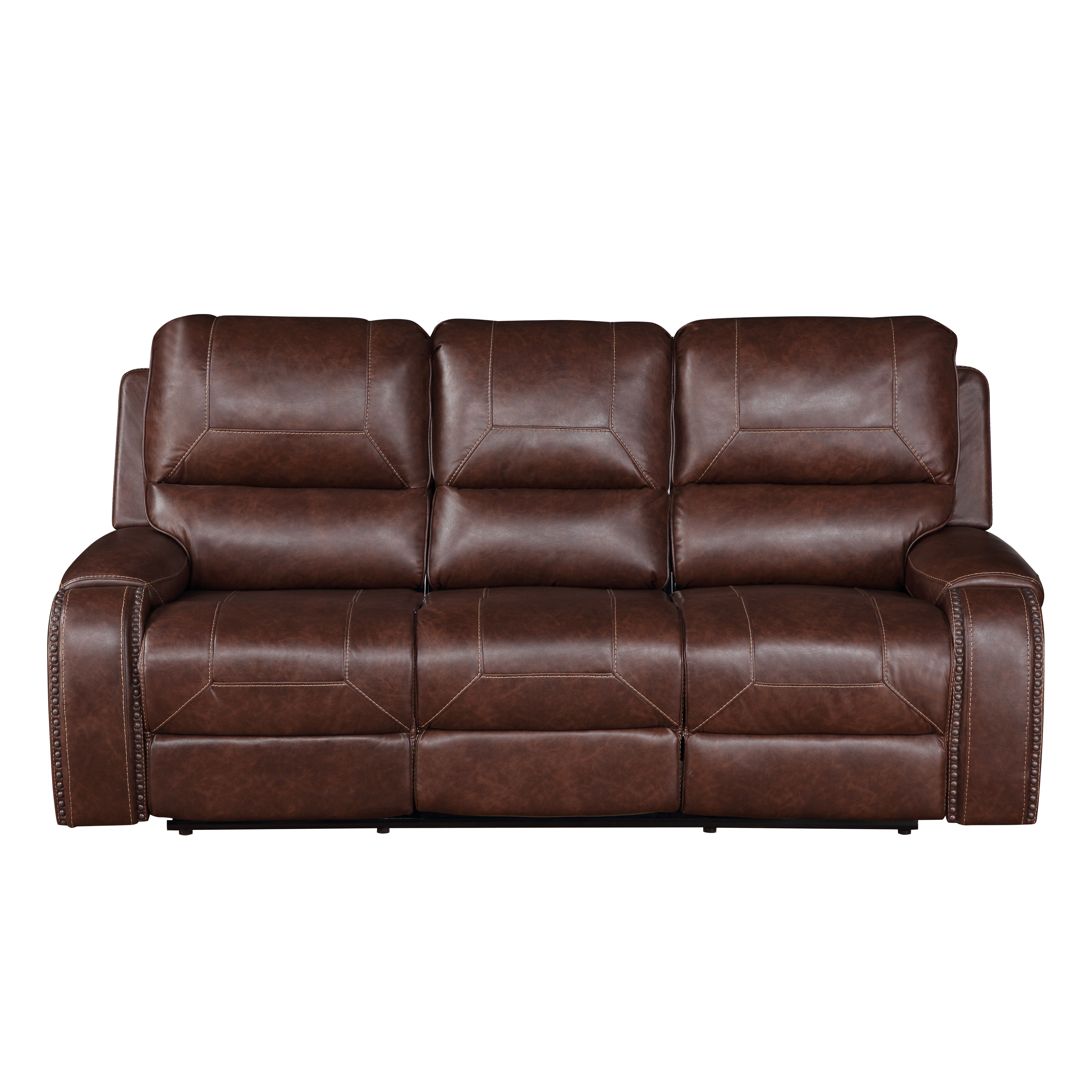Keily - 2 Piece Reclining Living Room Set - Dark Brown