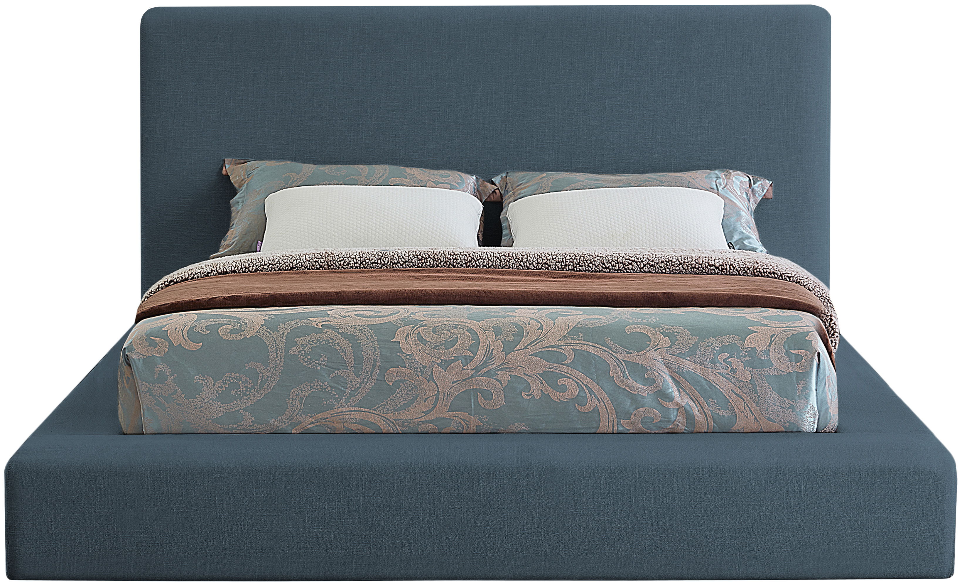 Devin - King Bed - Navy