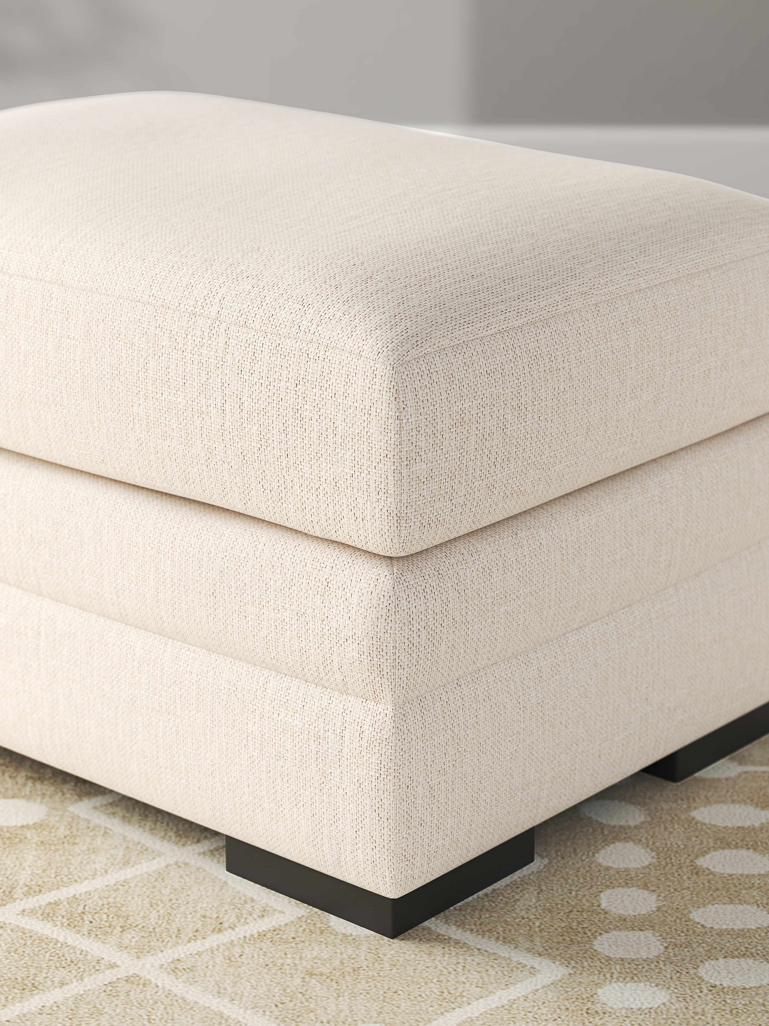 Ashley Furniture Lango - Ottoman - Jute - Image 6