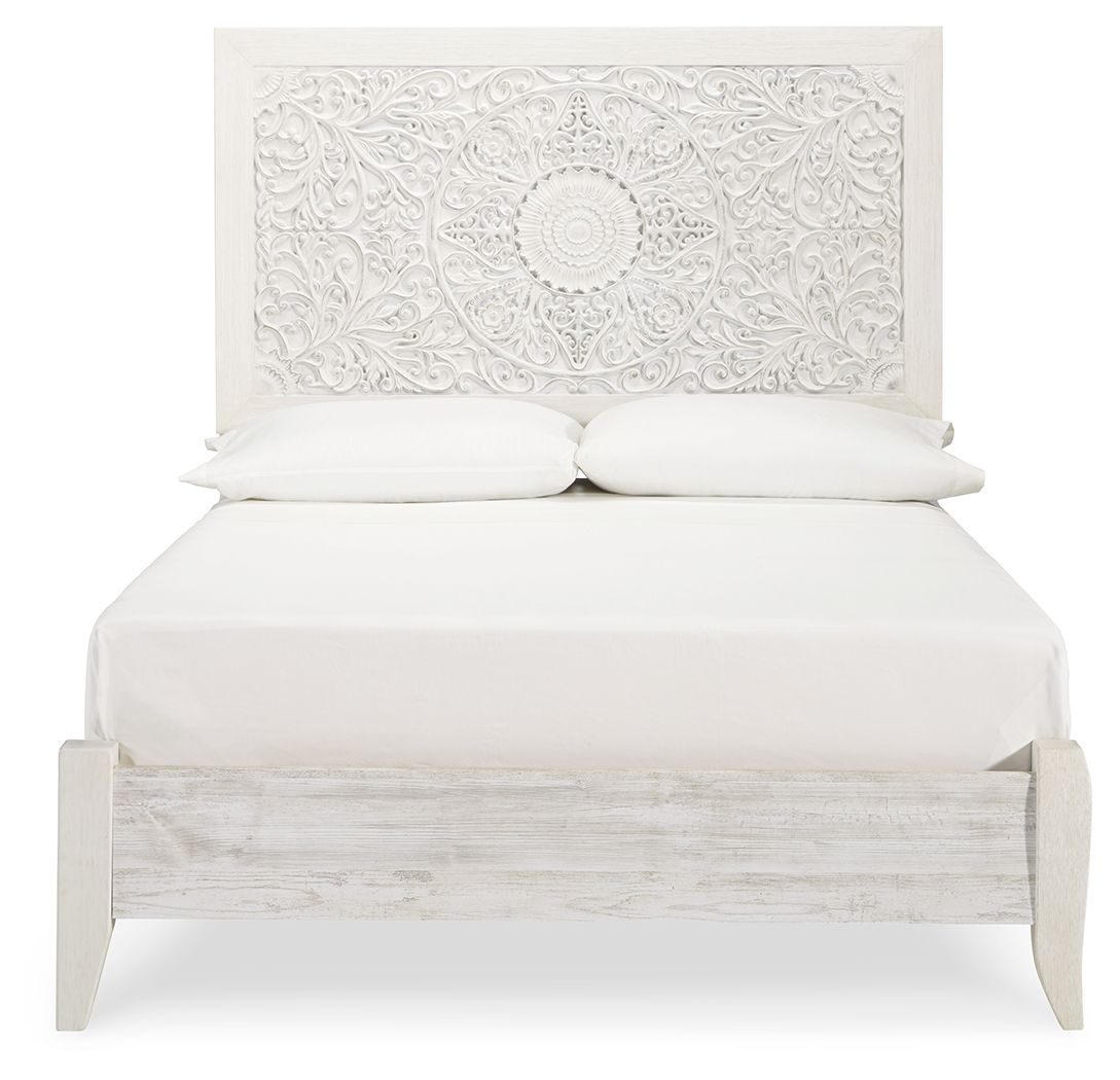 Ashley Furniture Paxberry - Full Panel Bed - Whitewash - Image 7