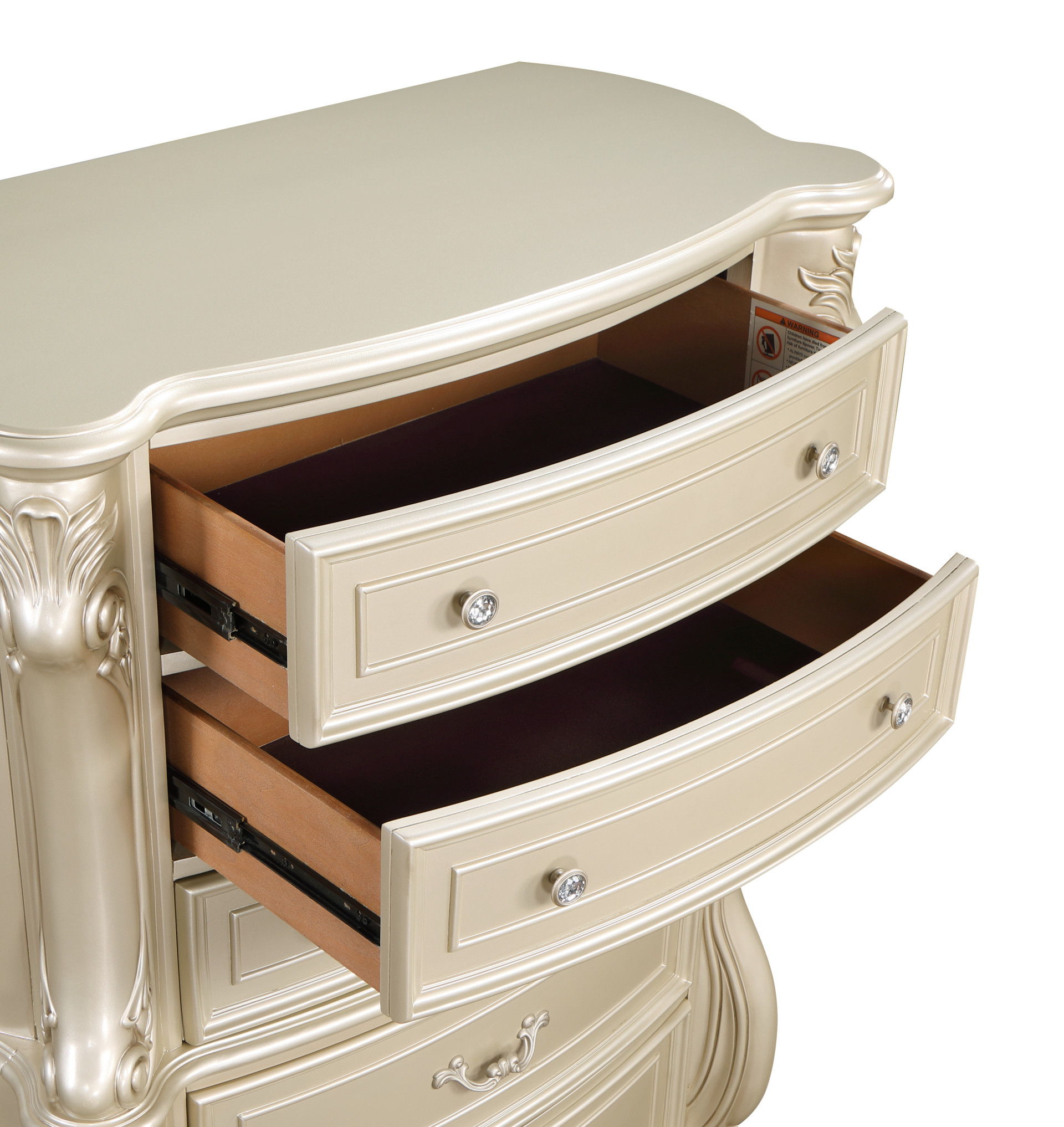 Monique - Chest - Champagne, beige, view 5