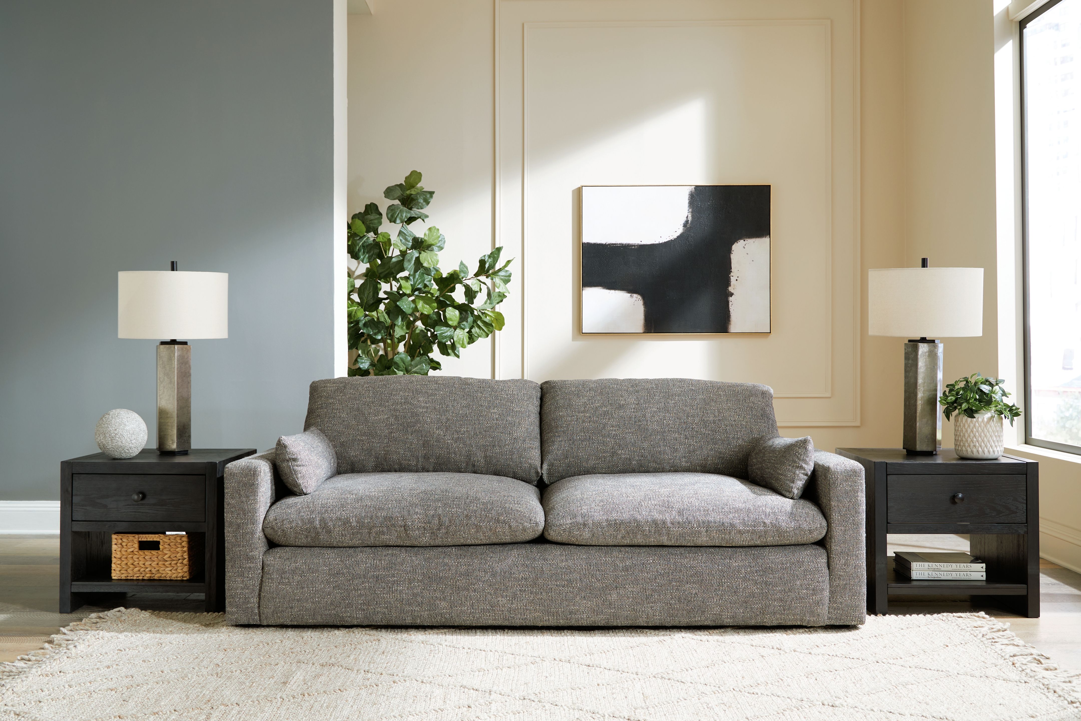 Dramatic - Sofa - Granite