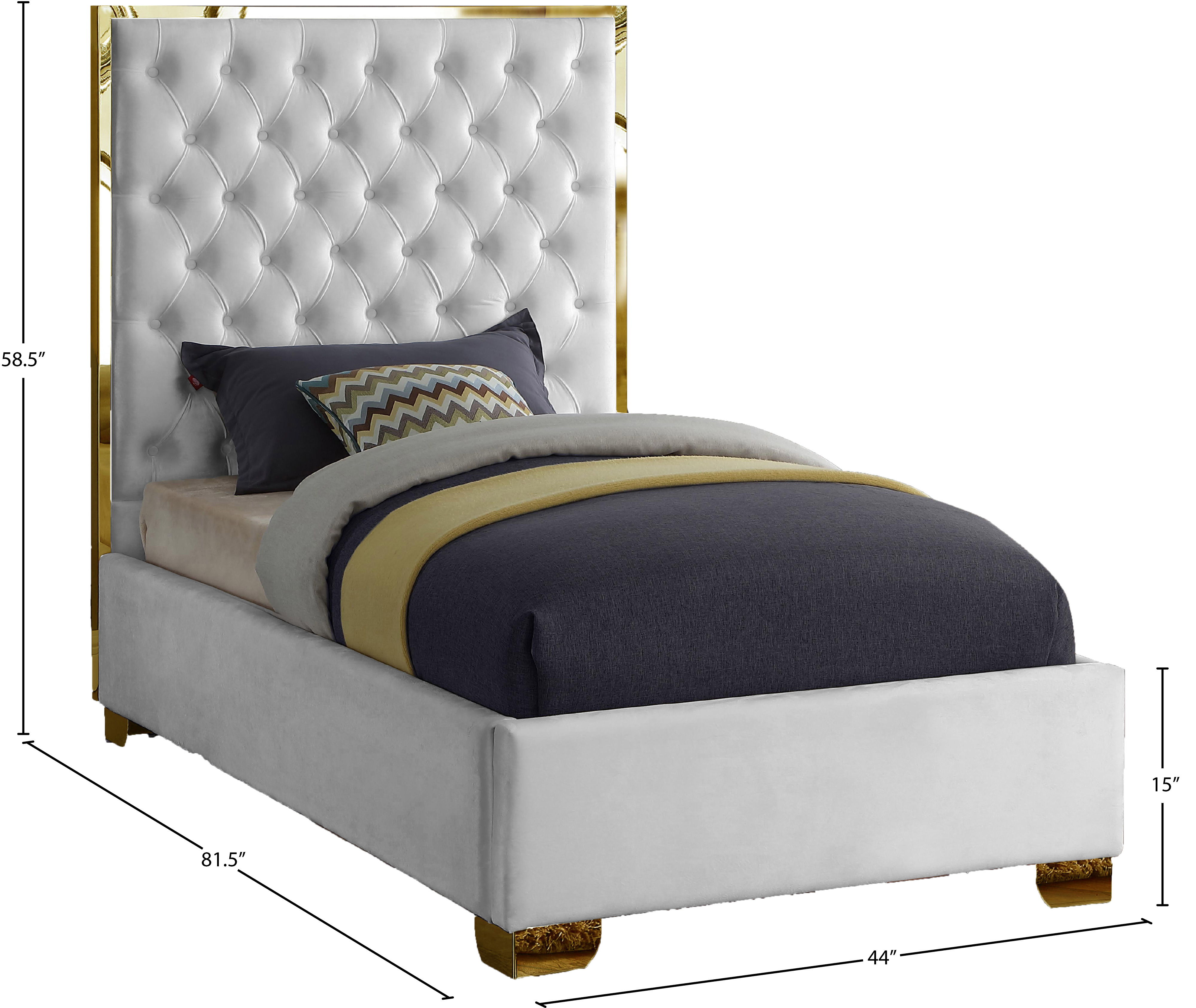 Lana - Twin Bed - White