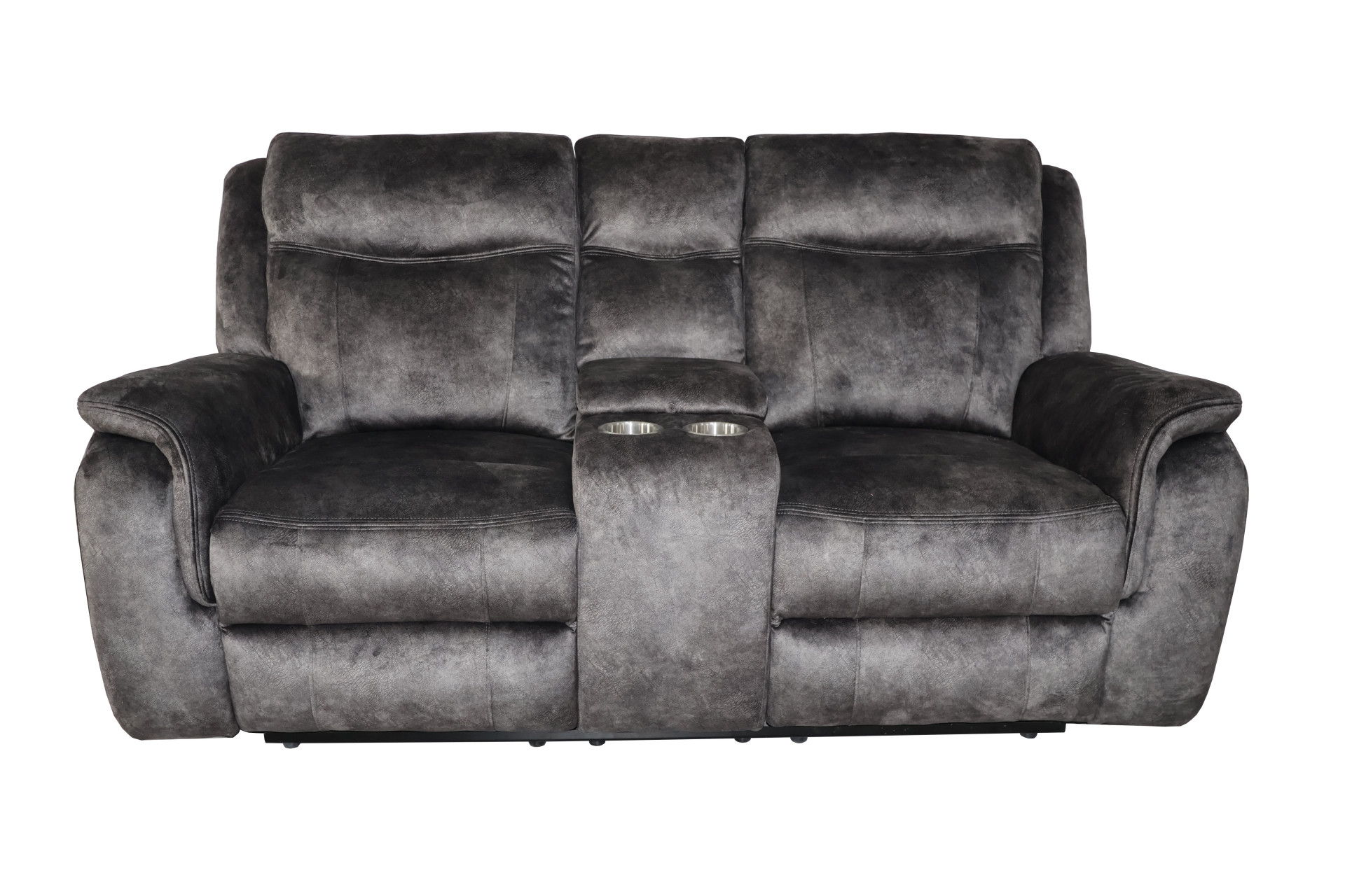 Park City - Console Loveseat With Power Footrest - Slate