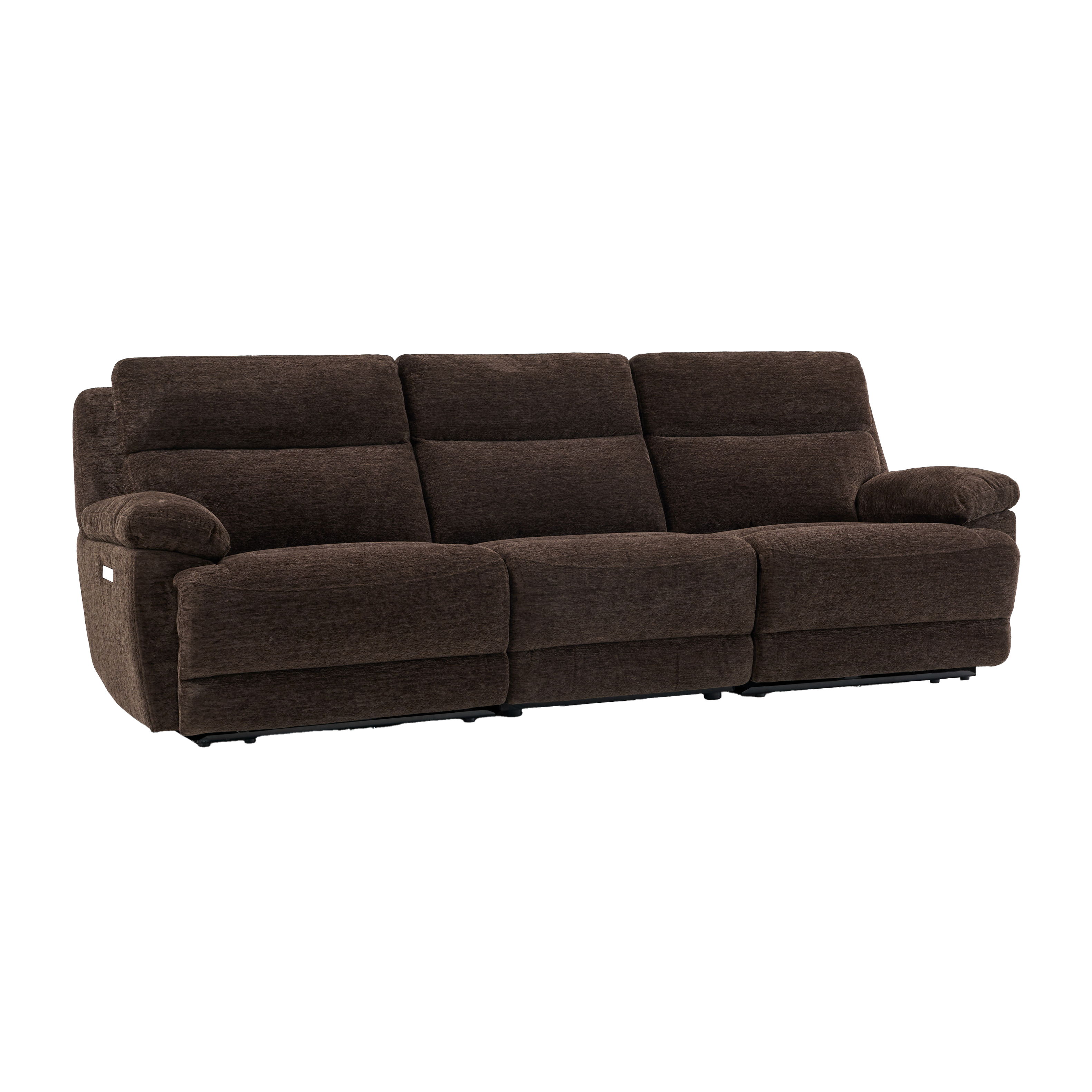 Gatlin - Fabric Dual-Power Reclining Sofa & Loveseat - Brown