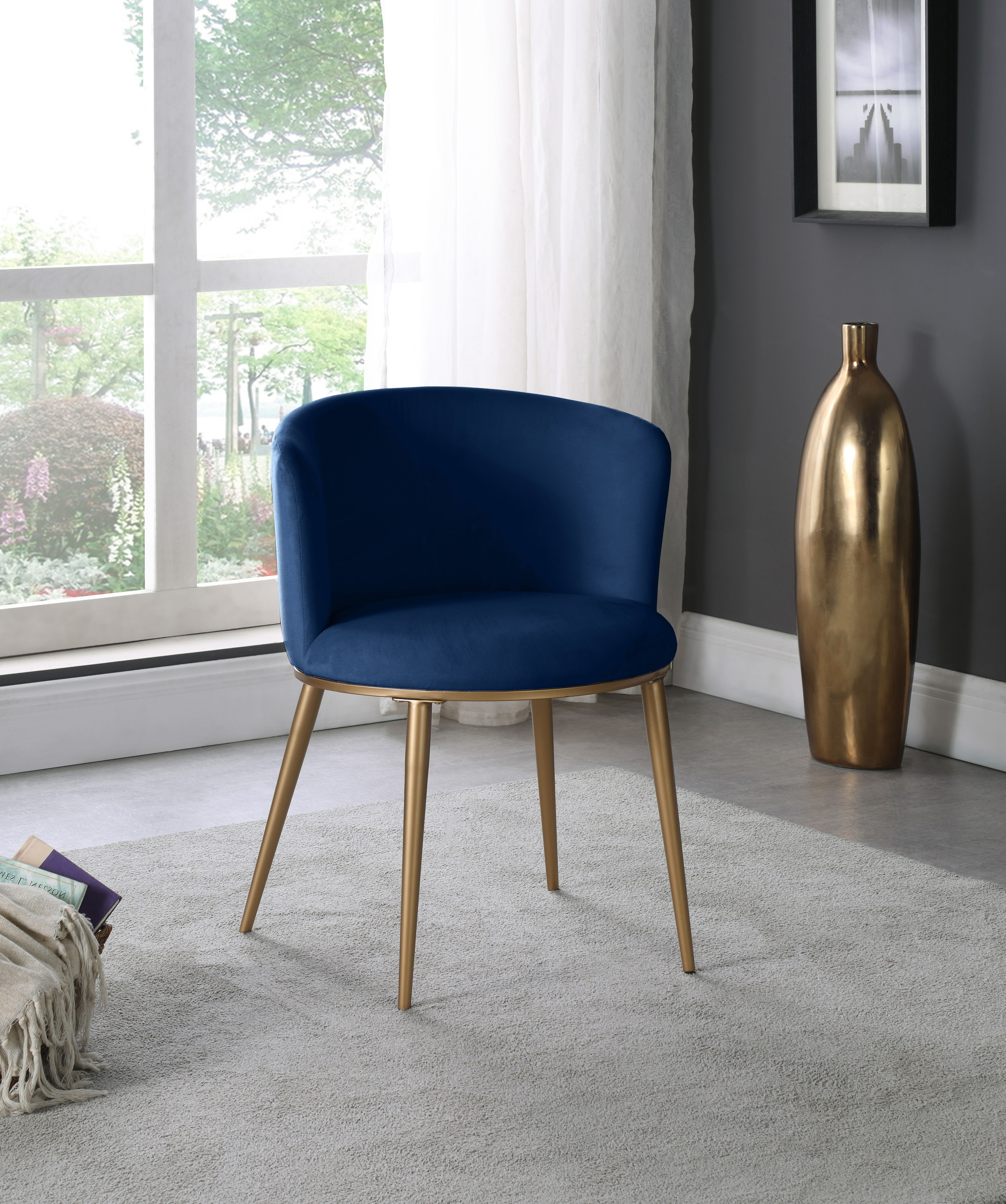 Skylar - Dining Chair (Set of 2) - Navy