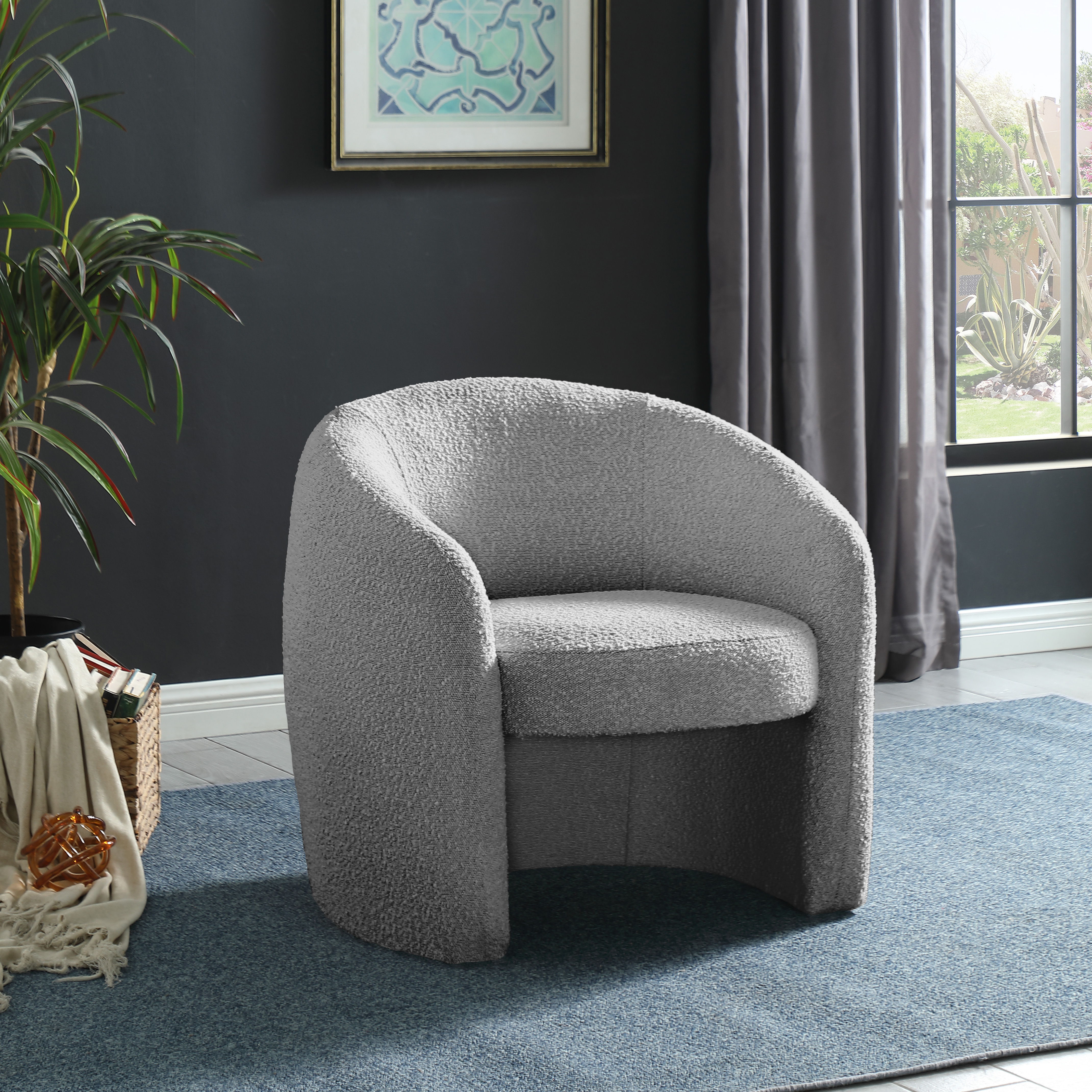 Acadia - Accent Chair - Gray