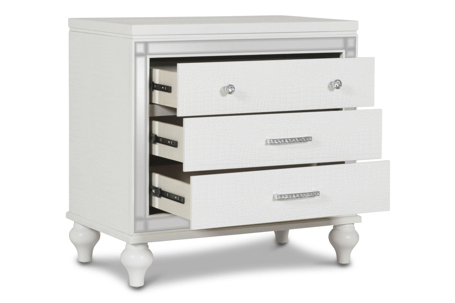 Valentino - Nightstand - White
