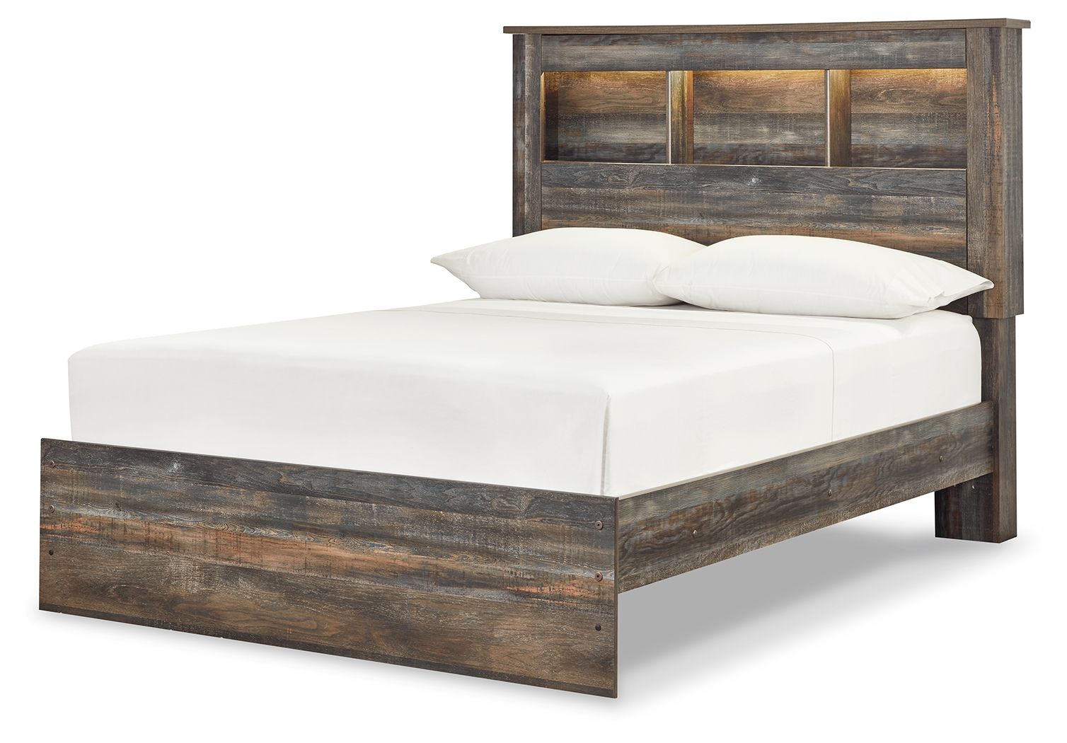 Full Panel Bookcase Bed