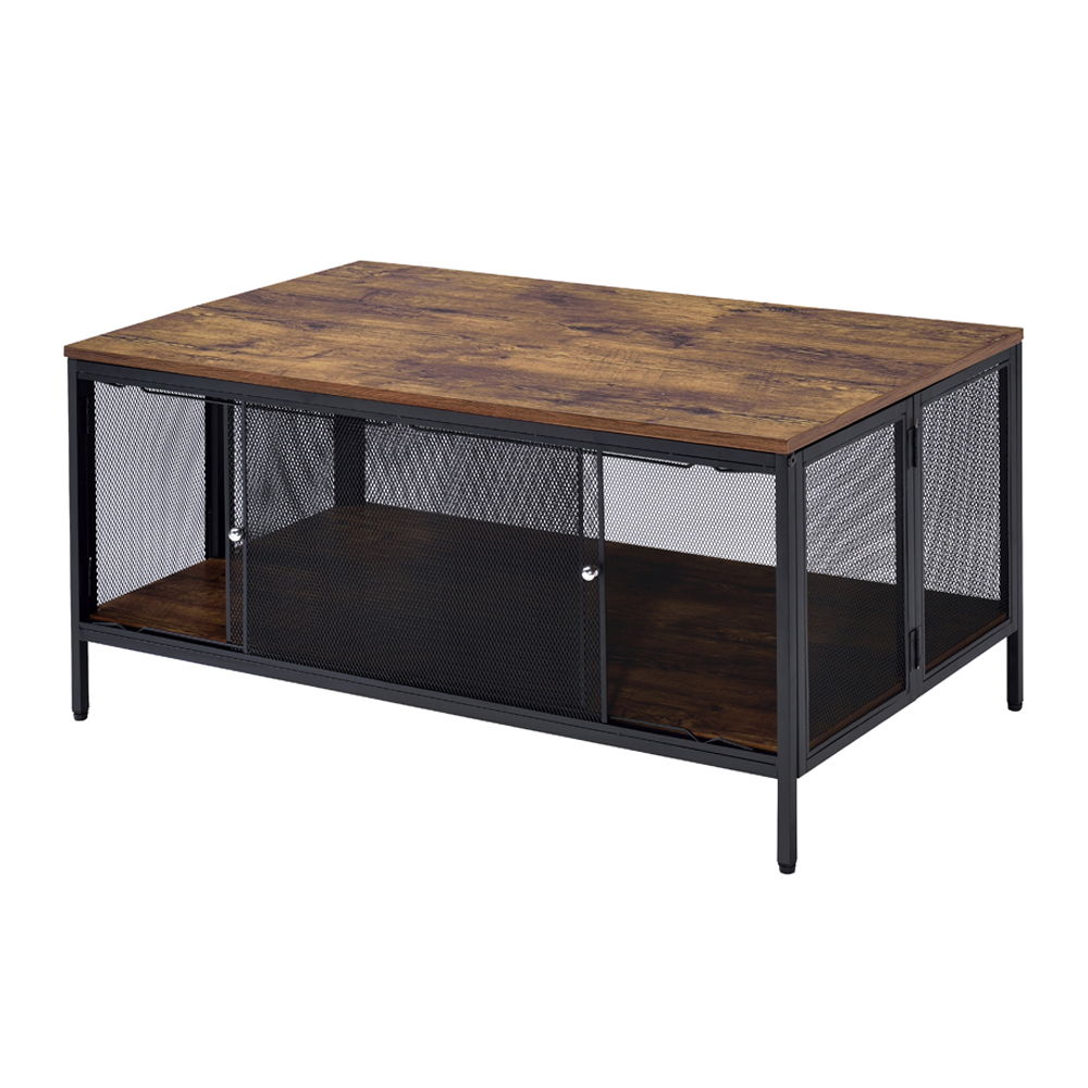 Winam - Coffee Table - Antique Oak & Black, light brown, view 3