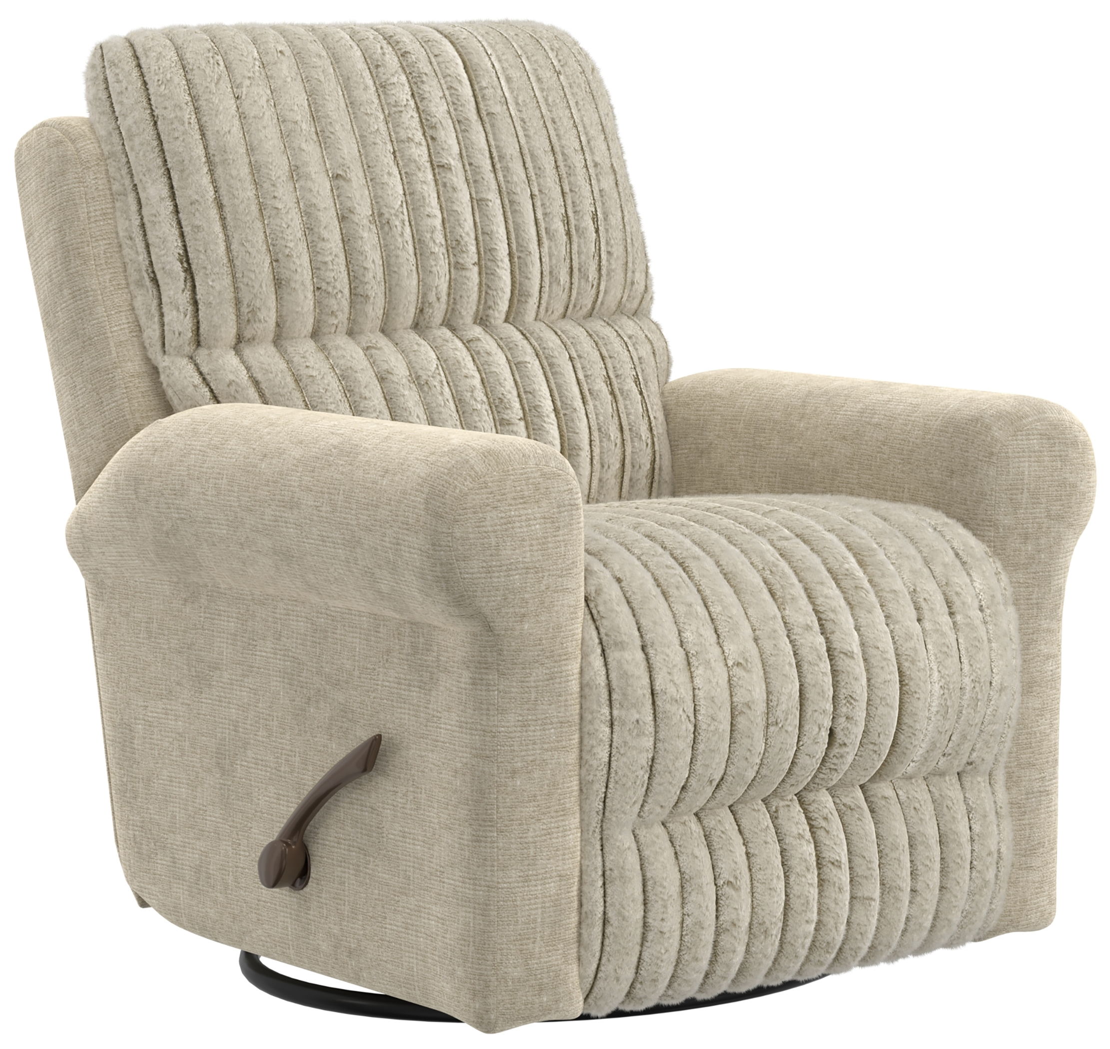 Foxy - Swivel Glider Recliner - Porcelain