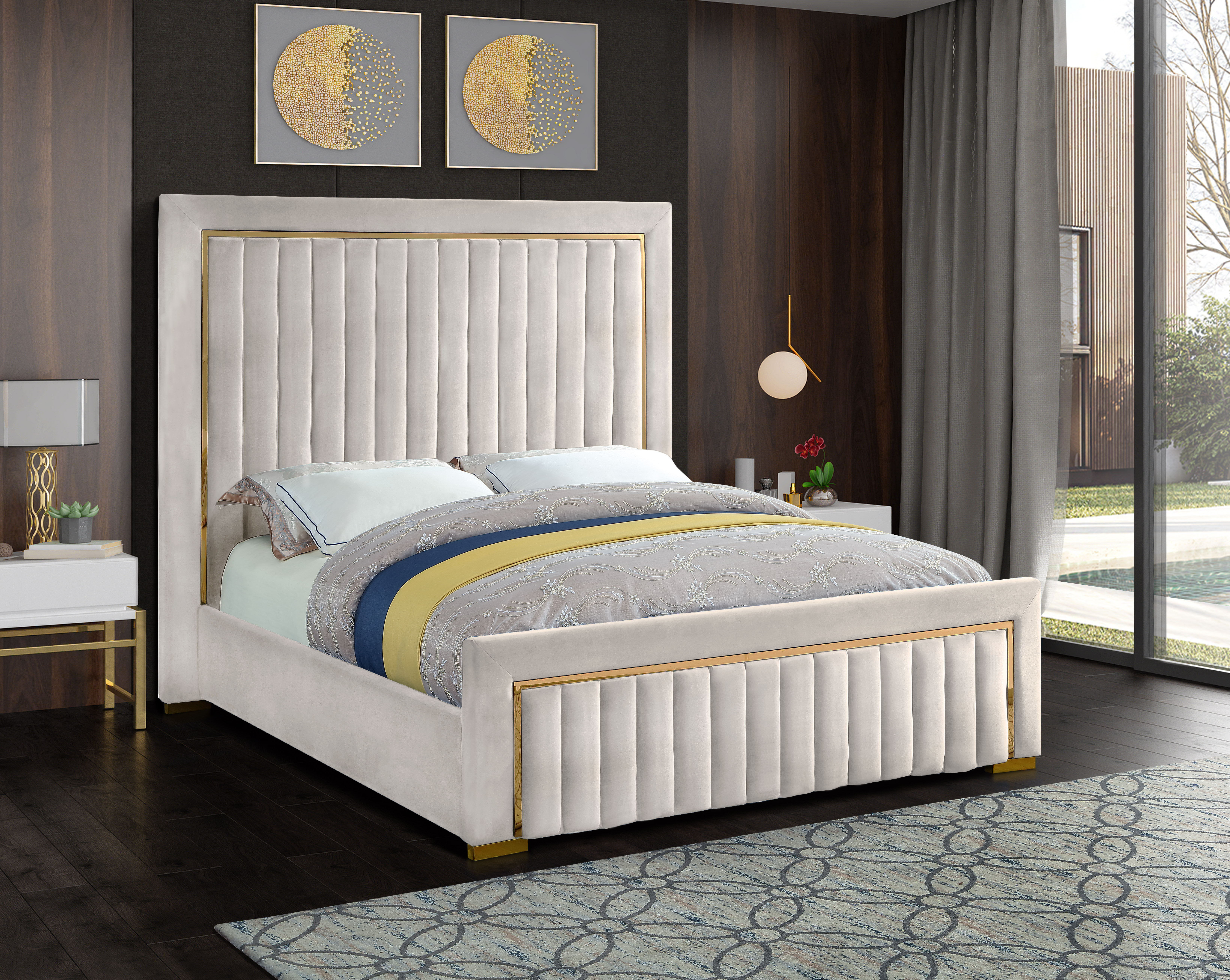 Dolce - King Bed - Cream