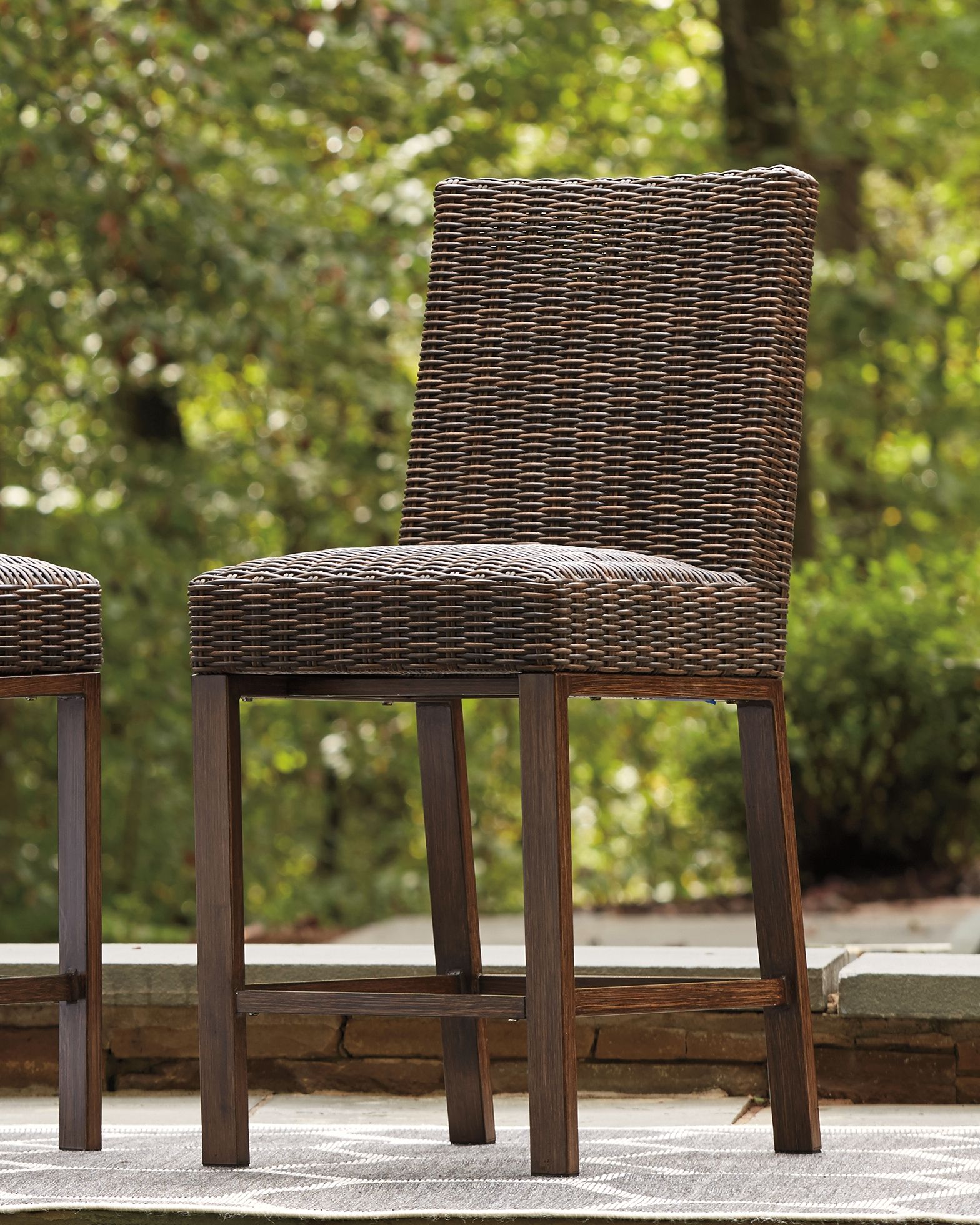 Ashley Furniture Paradise Trail - Barstool (Set of 2) - Medium Brown - Image 7