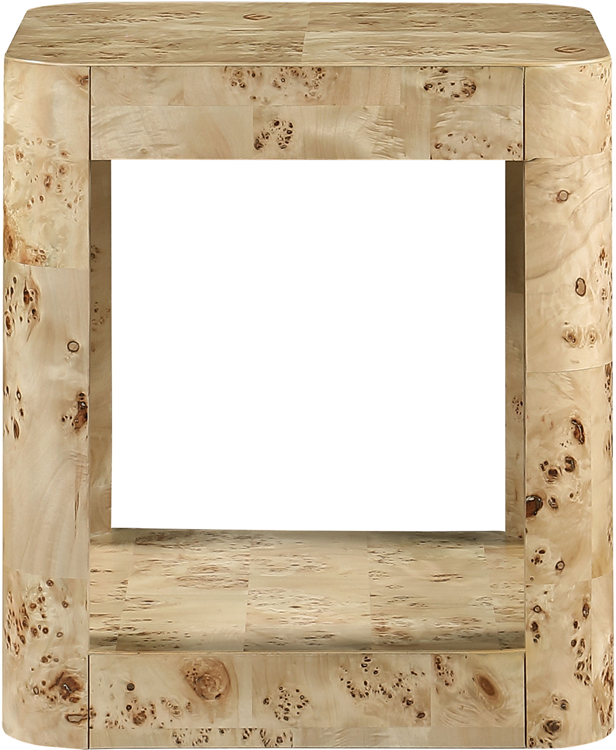 Reeves - Burl Wood End Table - Natural
