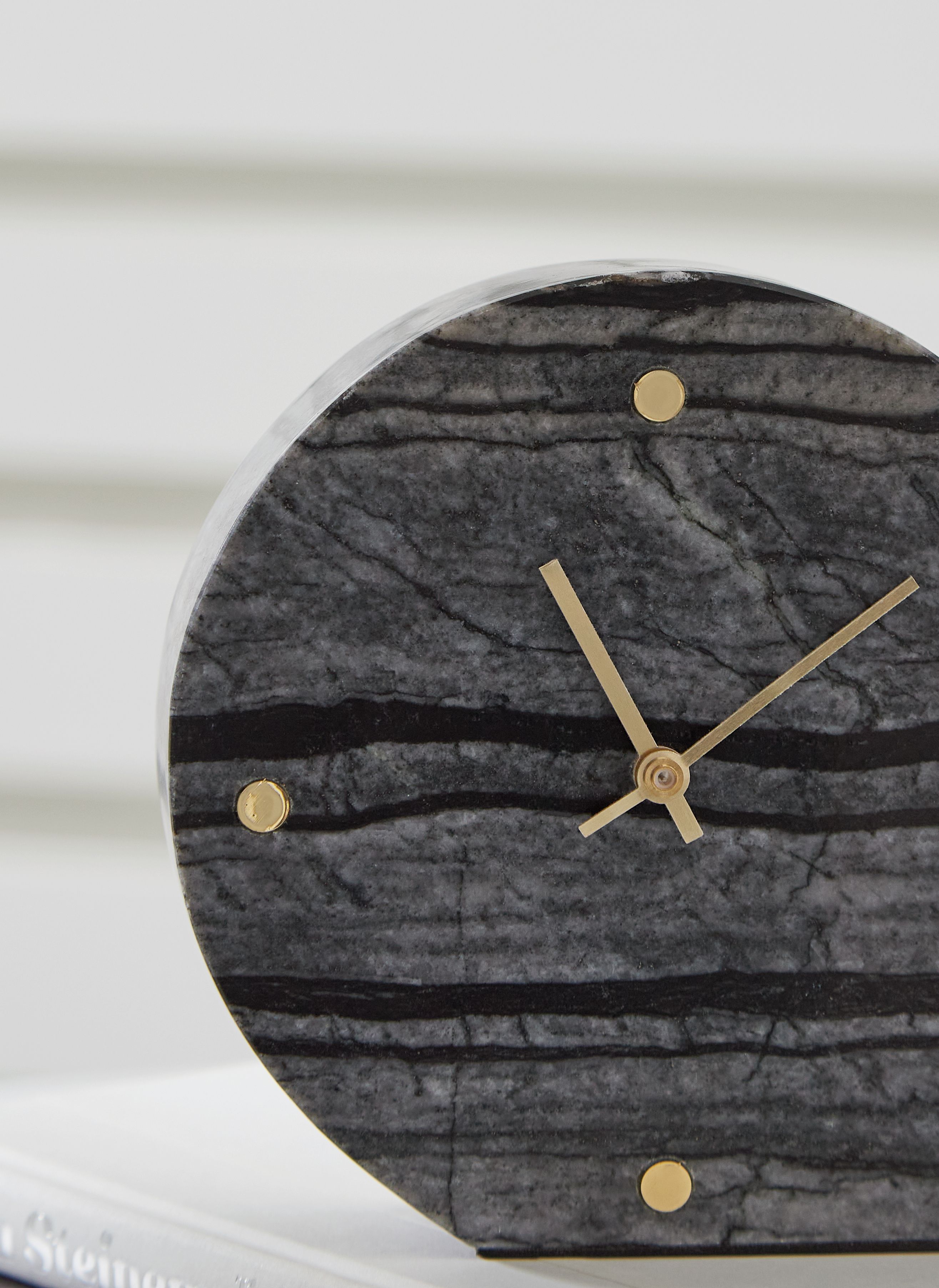 Janmour - Table Clock - Black, black, view 5