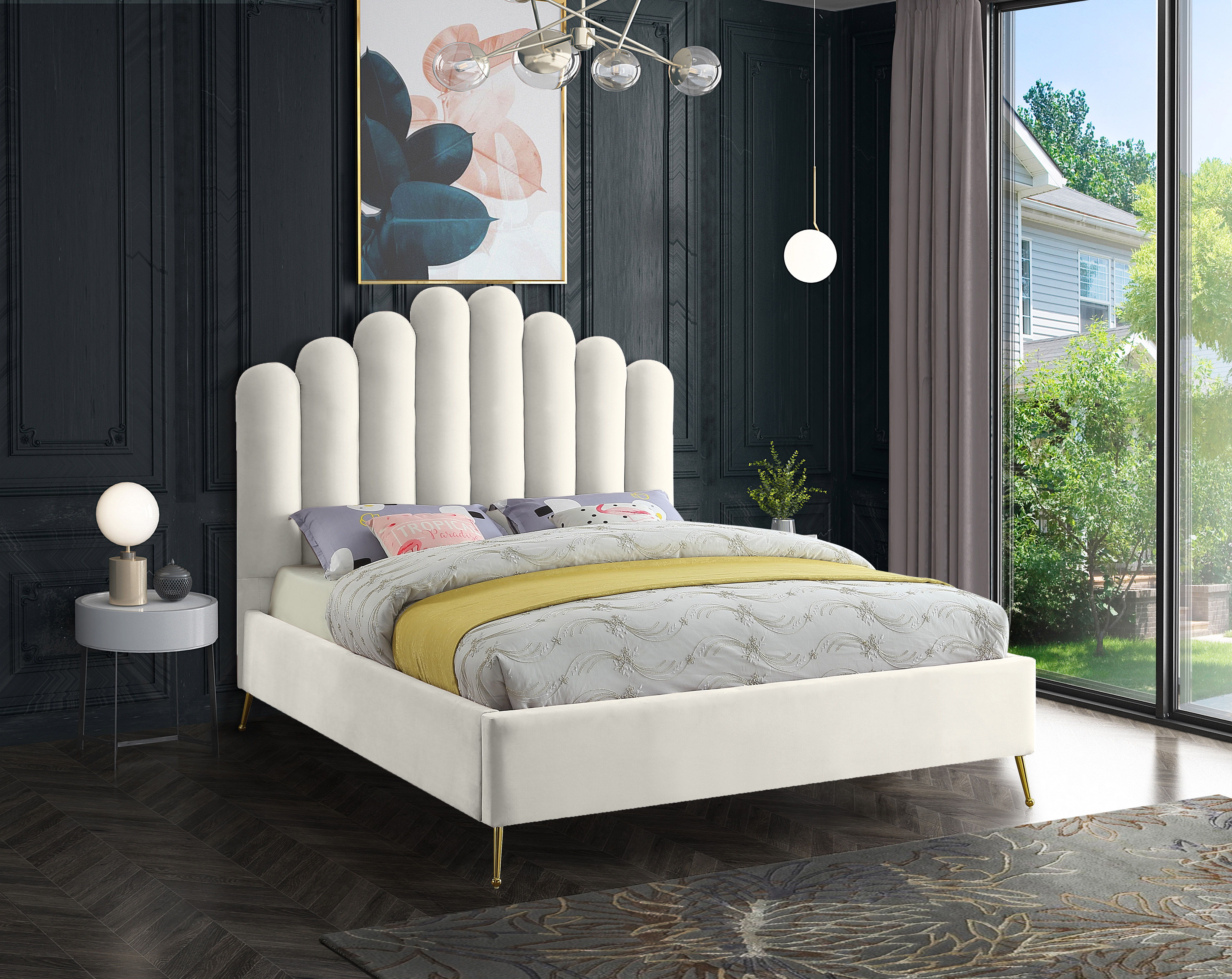 Lily - Queen Bed - Cream