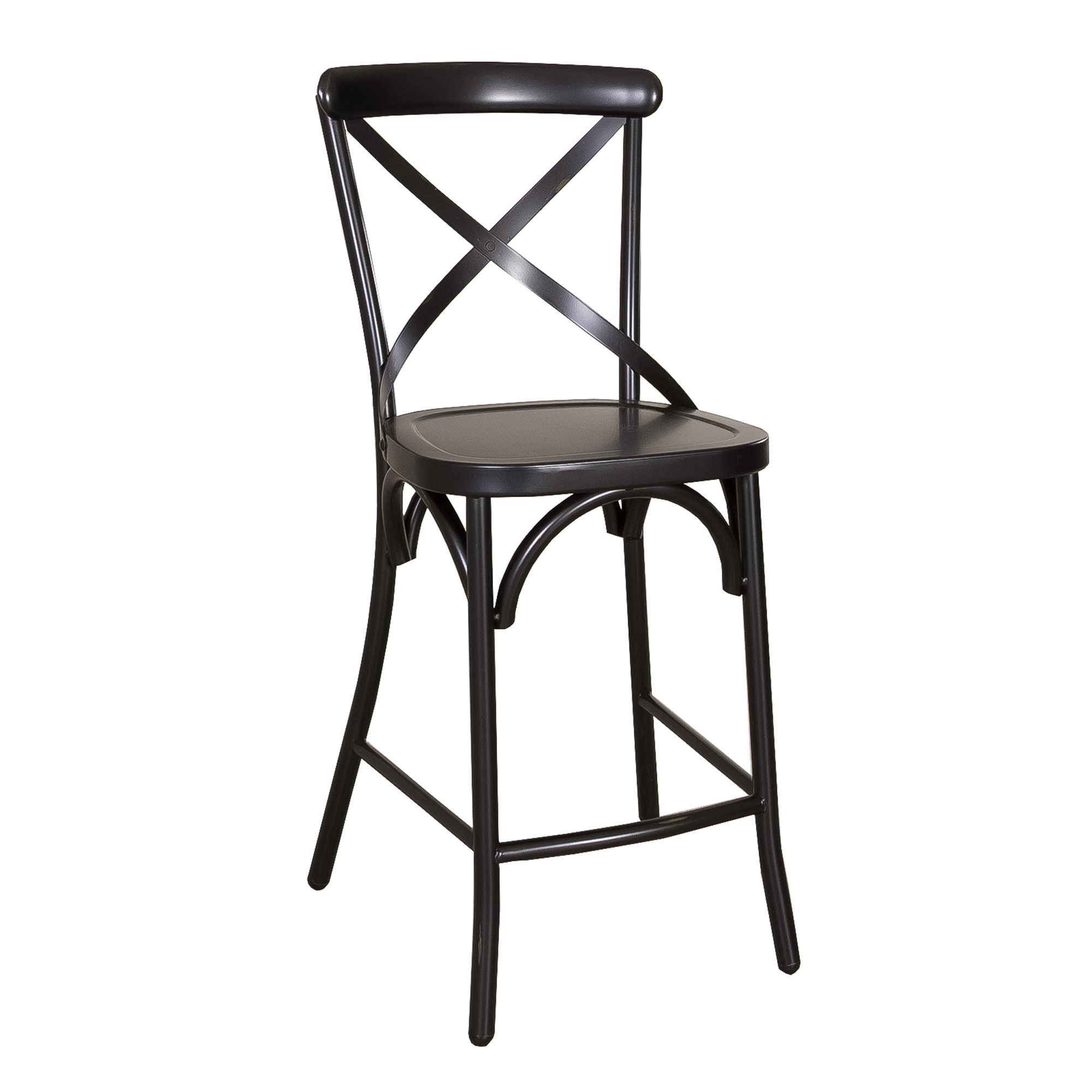 Liberty Furniture Vintage Series - X Back Counter Chair - Black