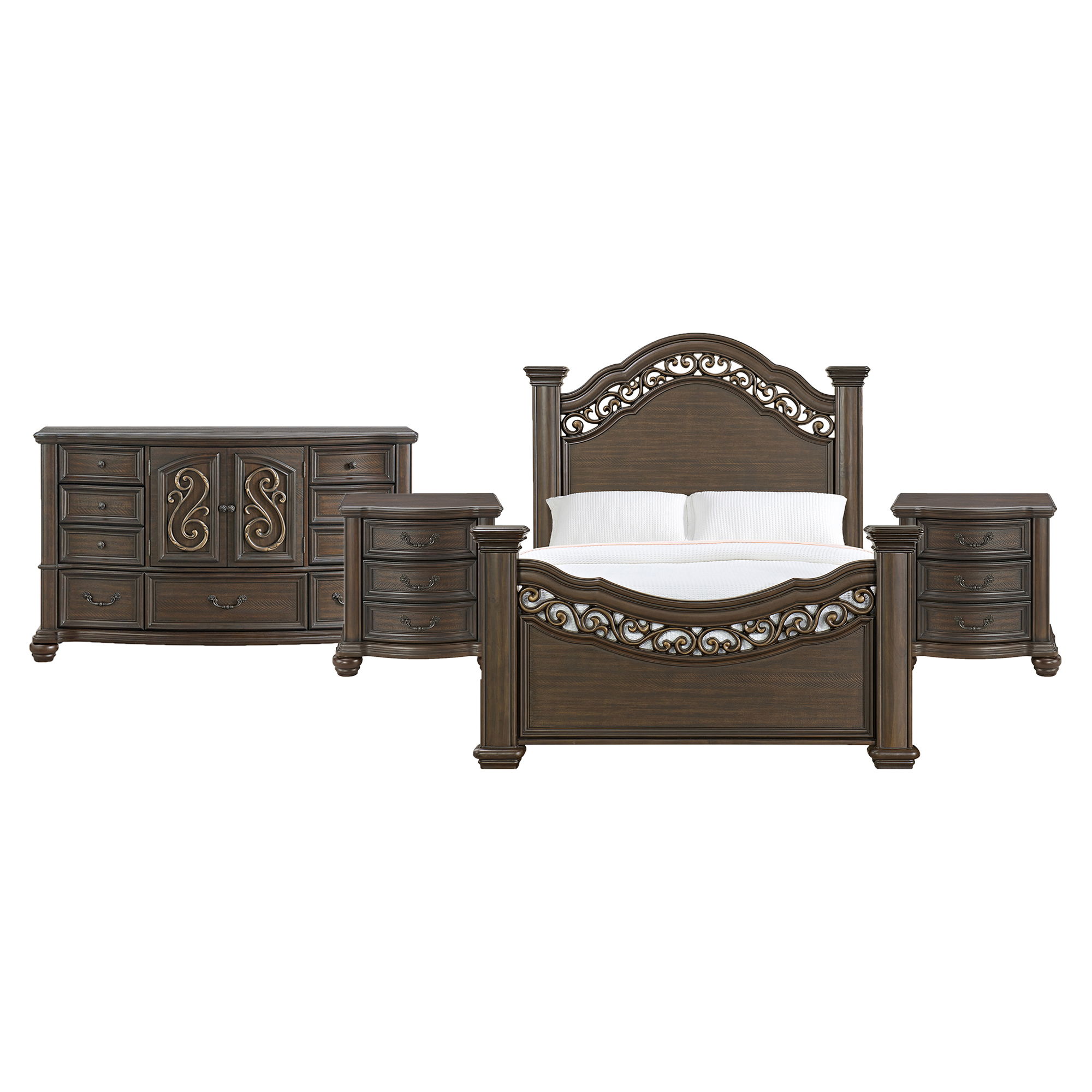 Queen · 4 Pc · Bedroom Set