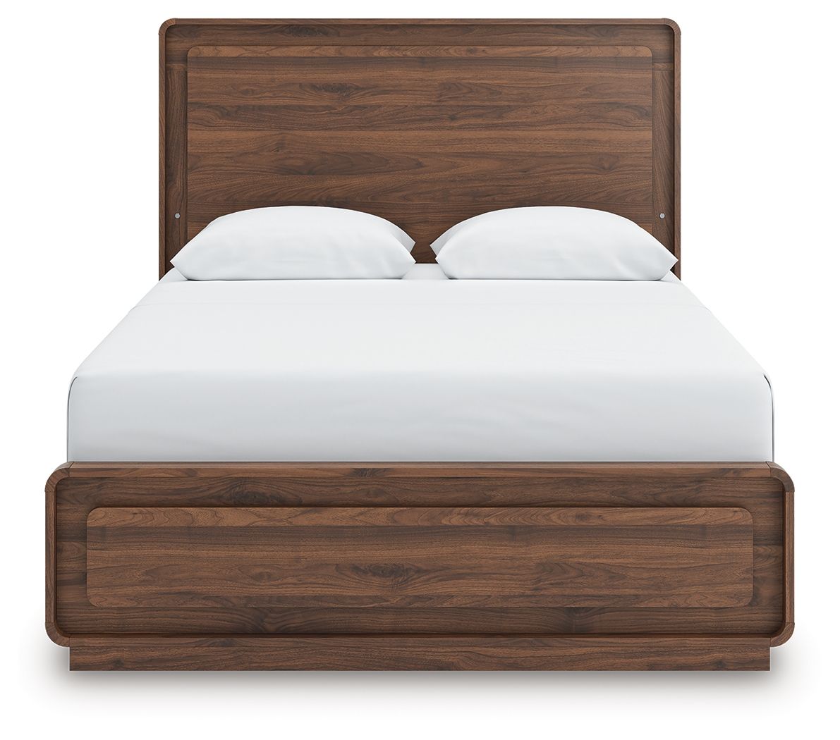 Ashley Furniture Fortlorn - Queen Panel Bed - Walnut Brown - Image 8