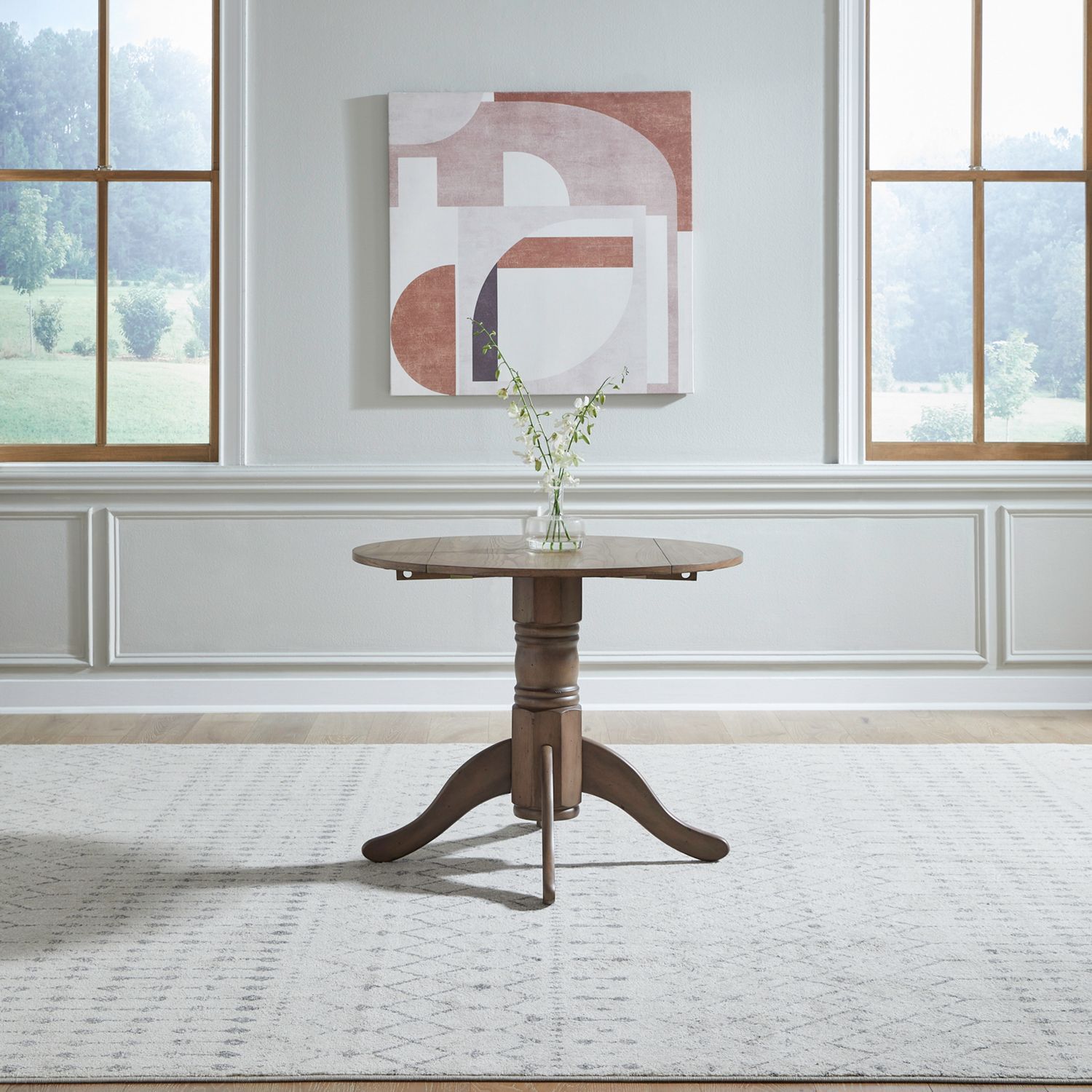 Liberty Furniture Brook Bay - Drop Leaf Table - Brown