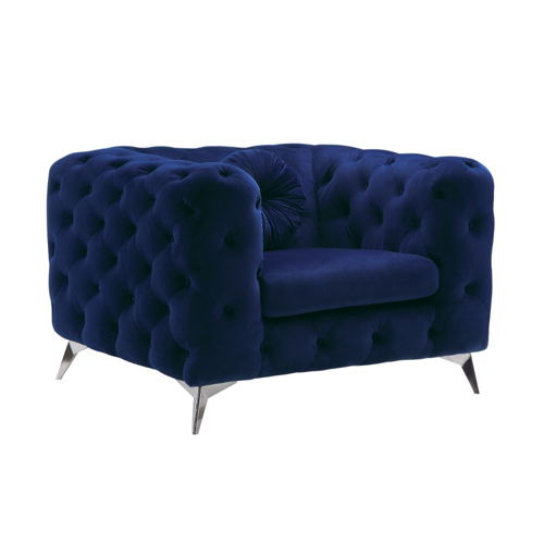 Atronia - Chair - Blue Velvet, blue