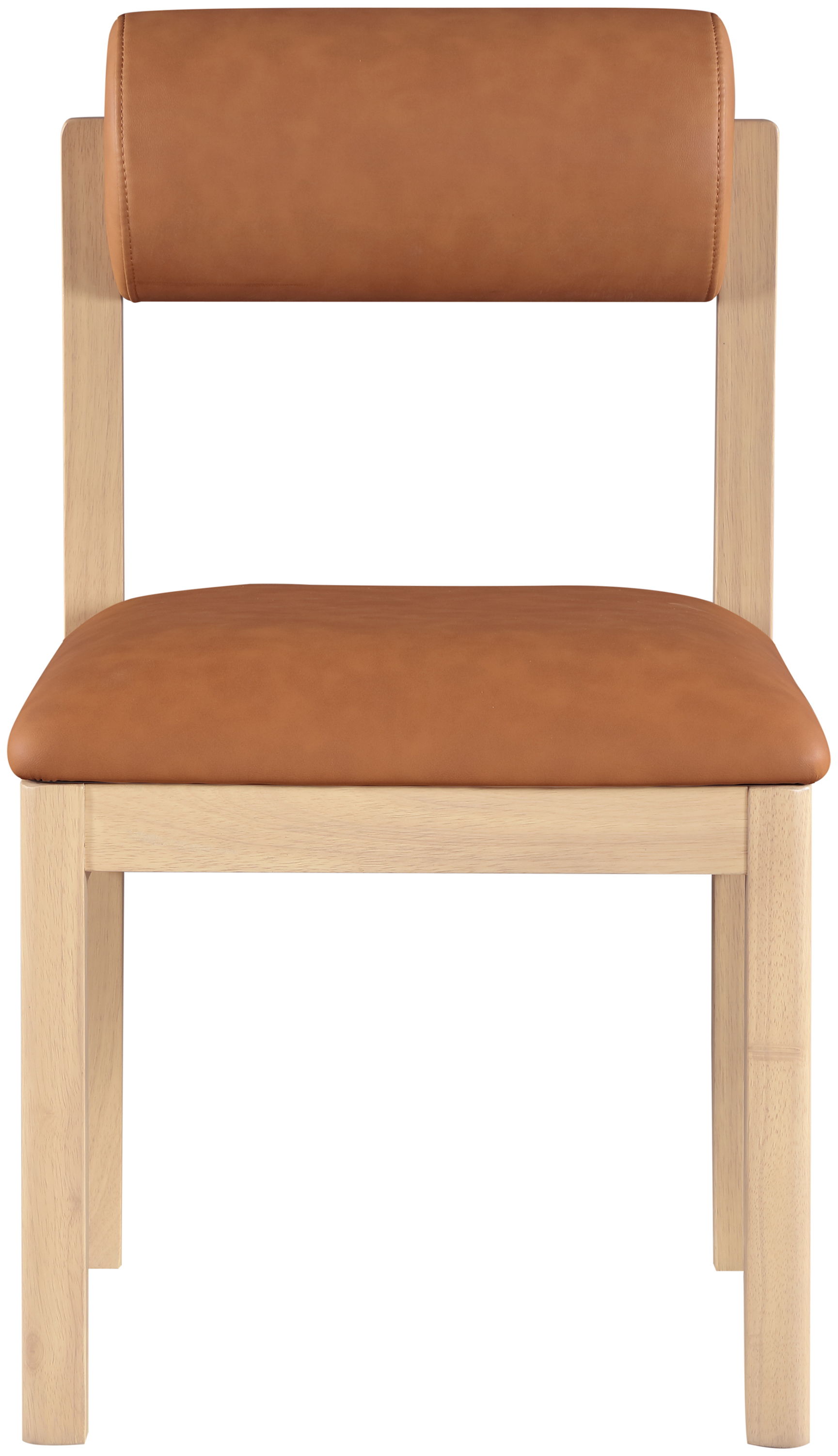 Roundhill - Upholstered Dining Chair (Set of 2) - Cognac