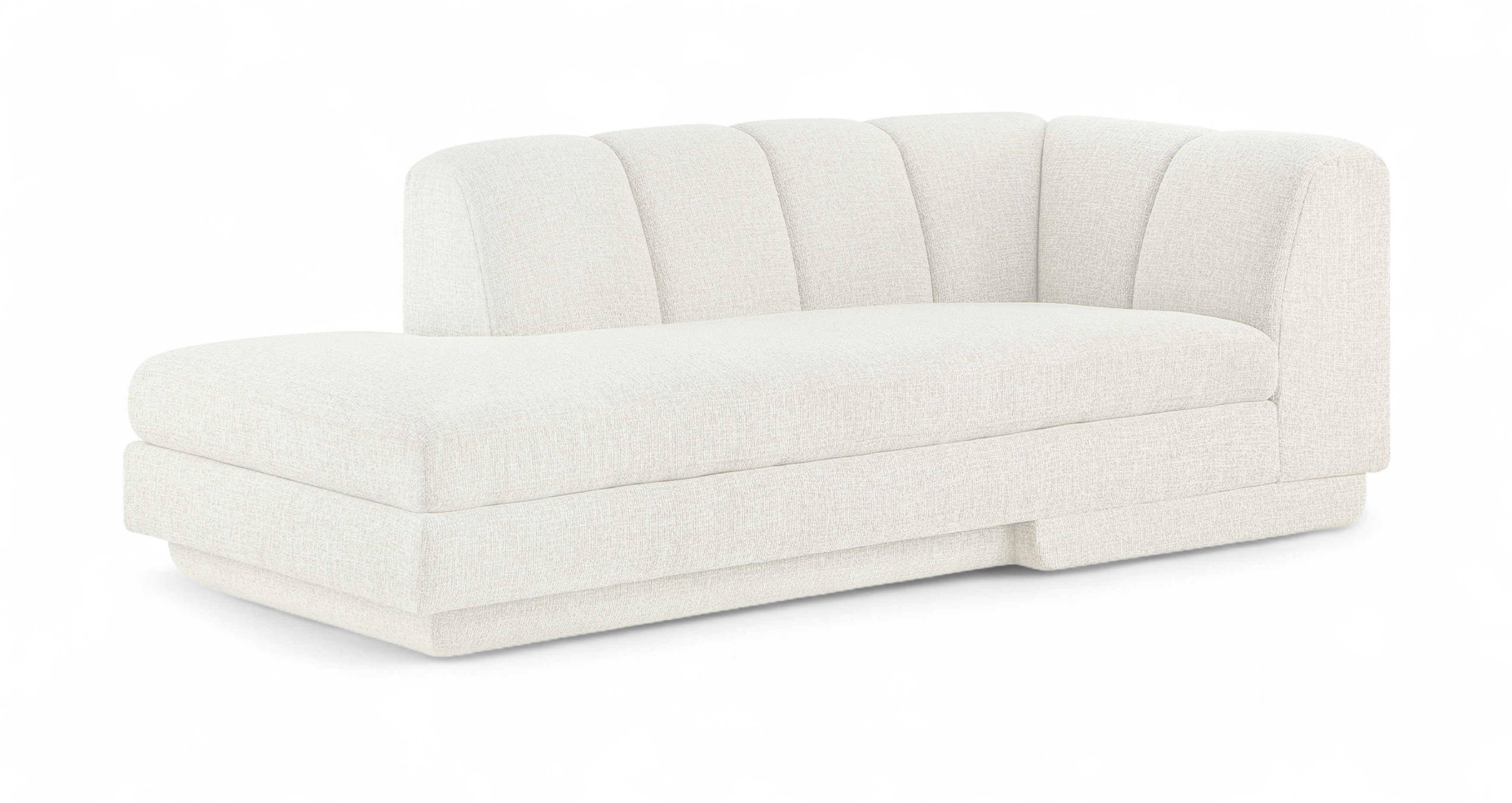 Fabric Upholstered Right Arm Chaise