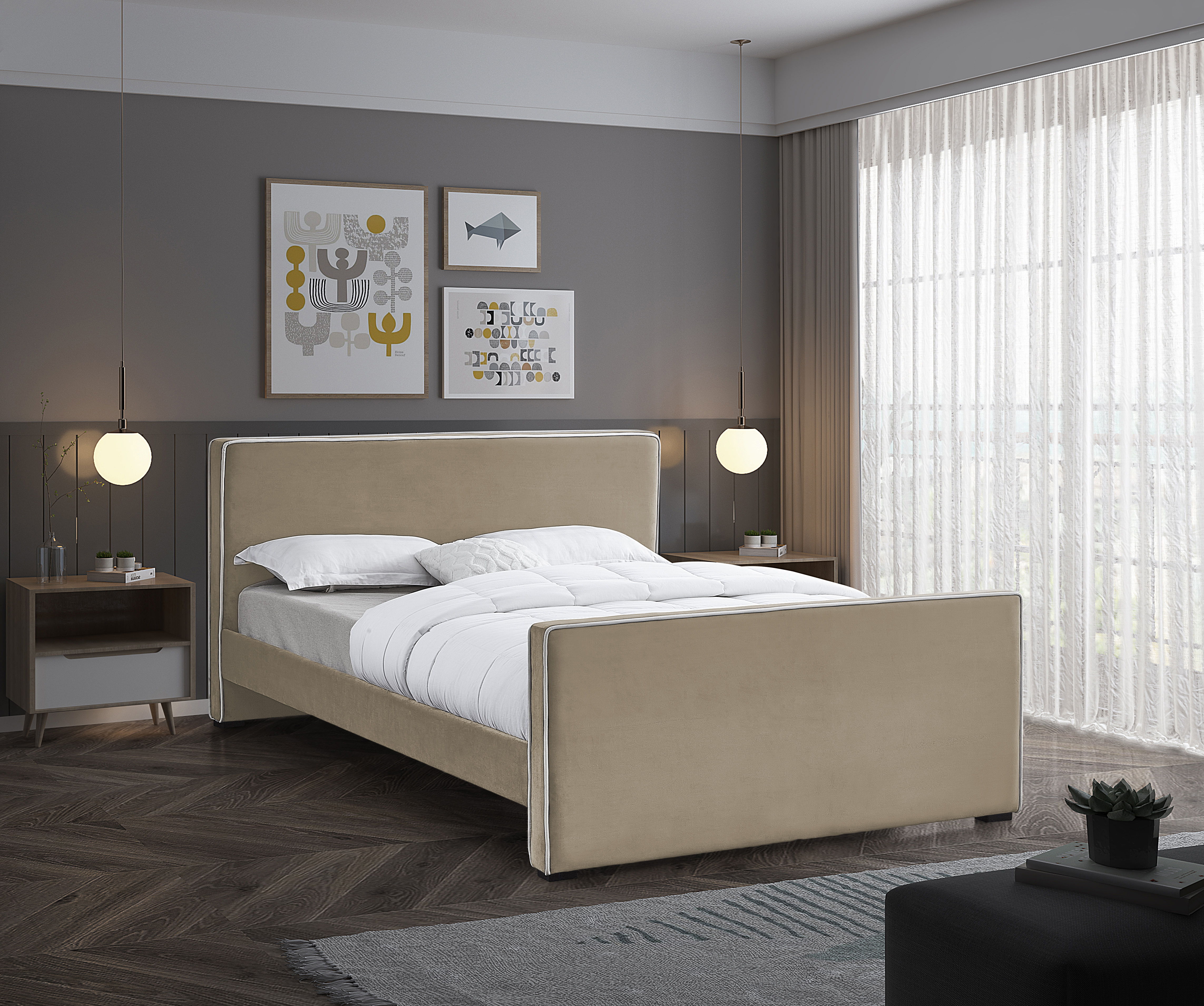Dillard - Full Bed - Beige